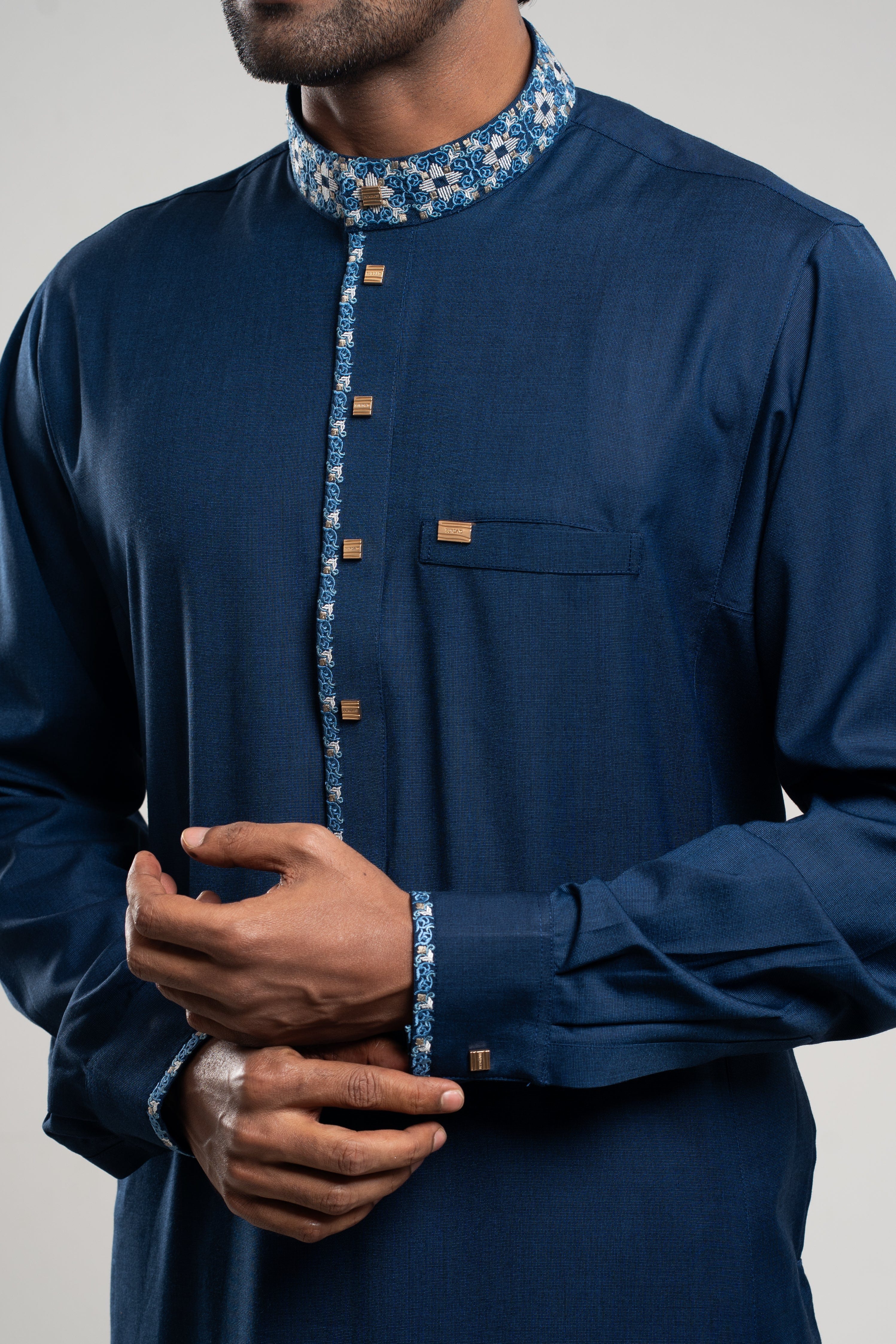 Burdaclothing Adult Premium Thobe 221 Navy