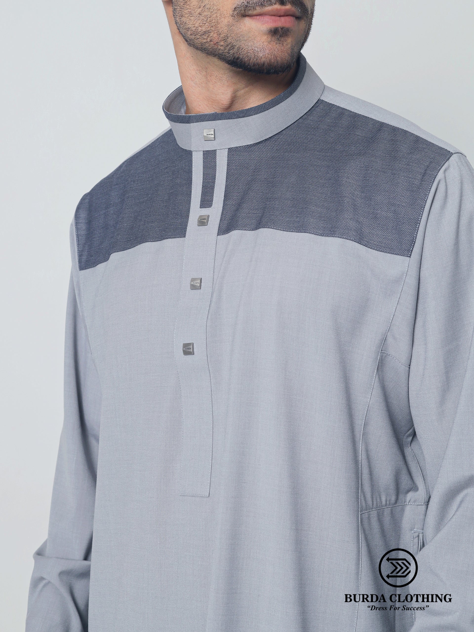 Adult Premium Thobe 223 Gray by Burdaclothing