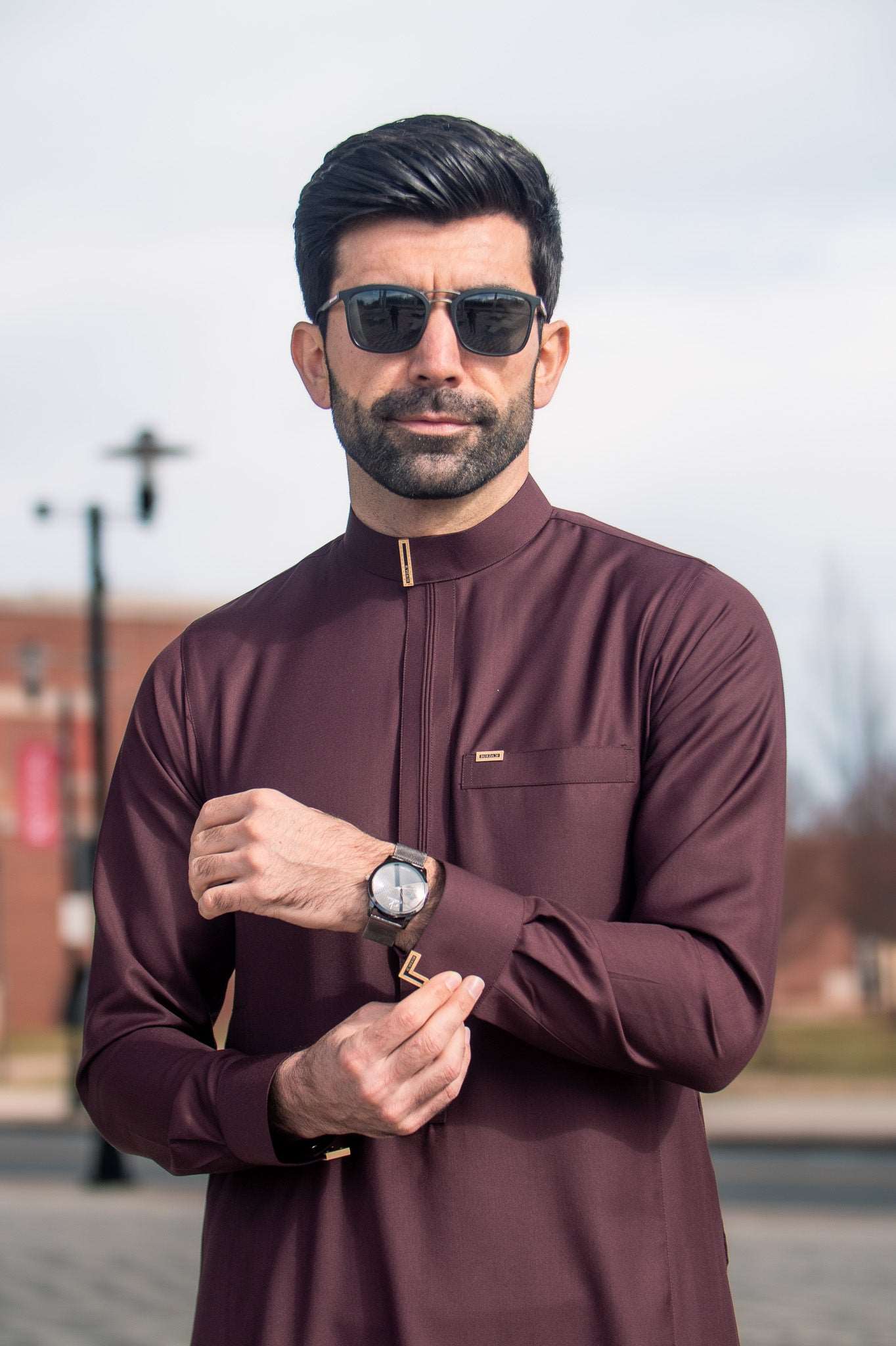 Burdaclothing Adult Premium Thobe 507 Maroon