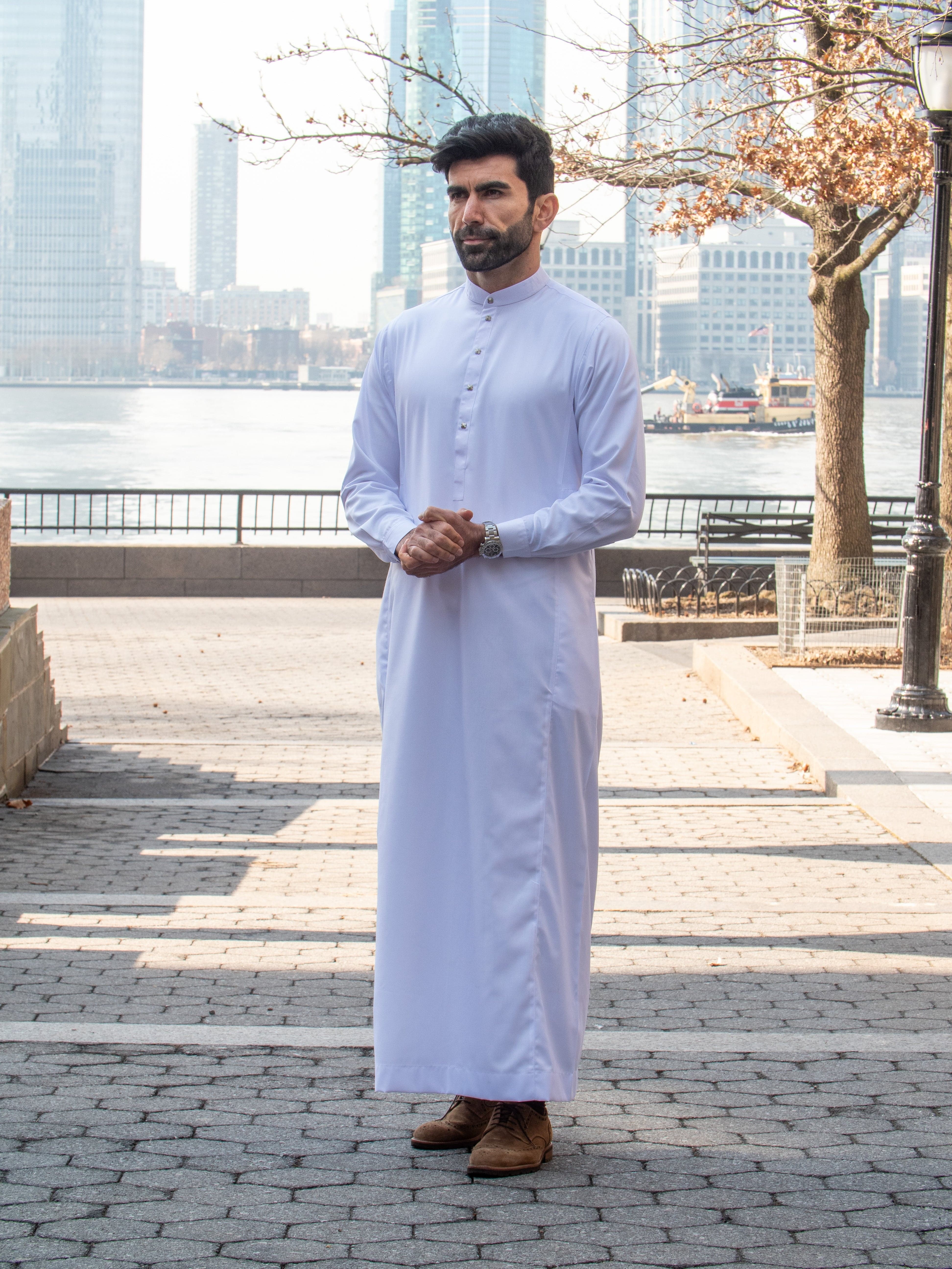 Burdaclothing Adult Thobe 115B White