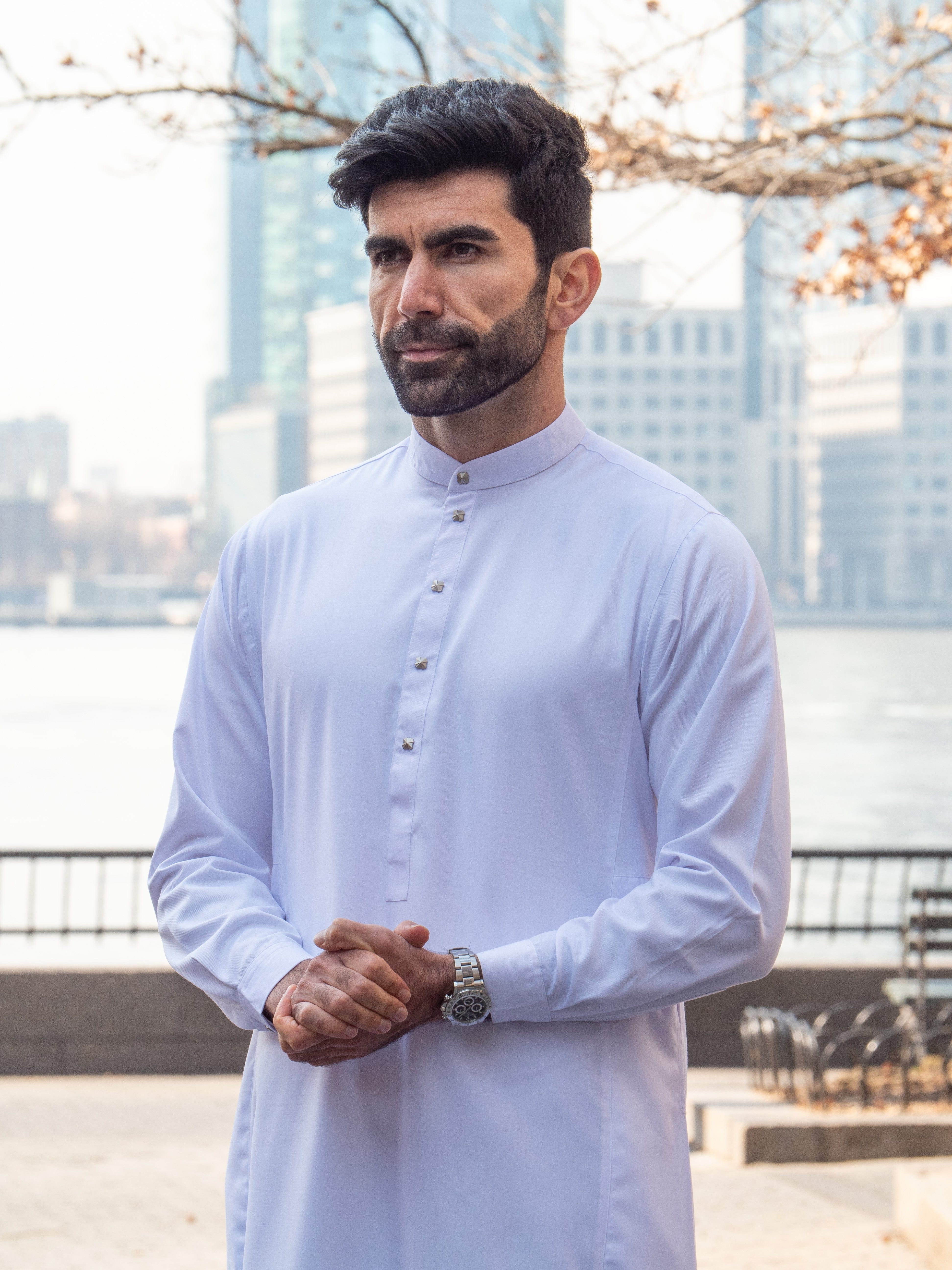 Burdaclothing Adult Thobe 115B White