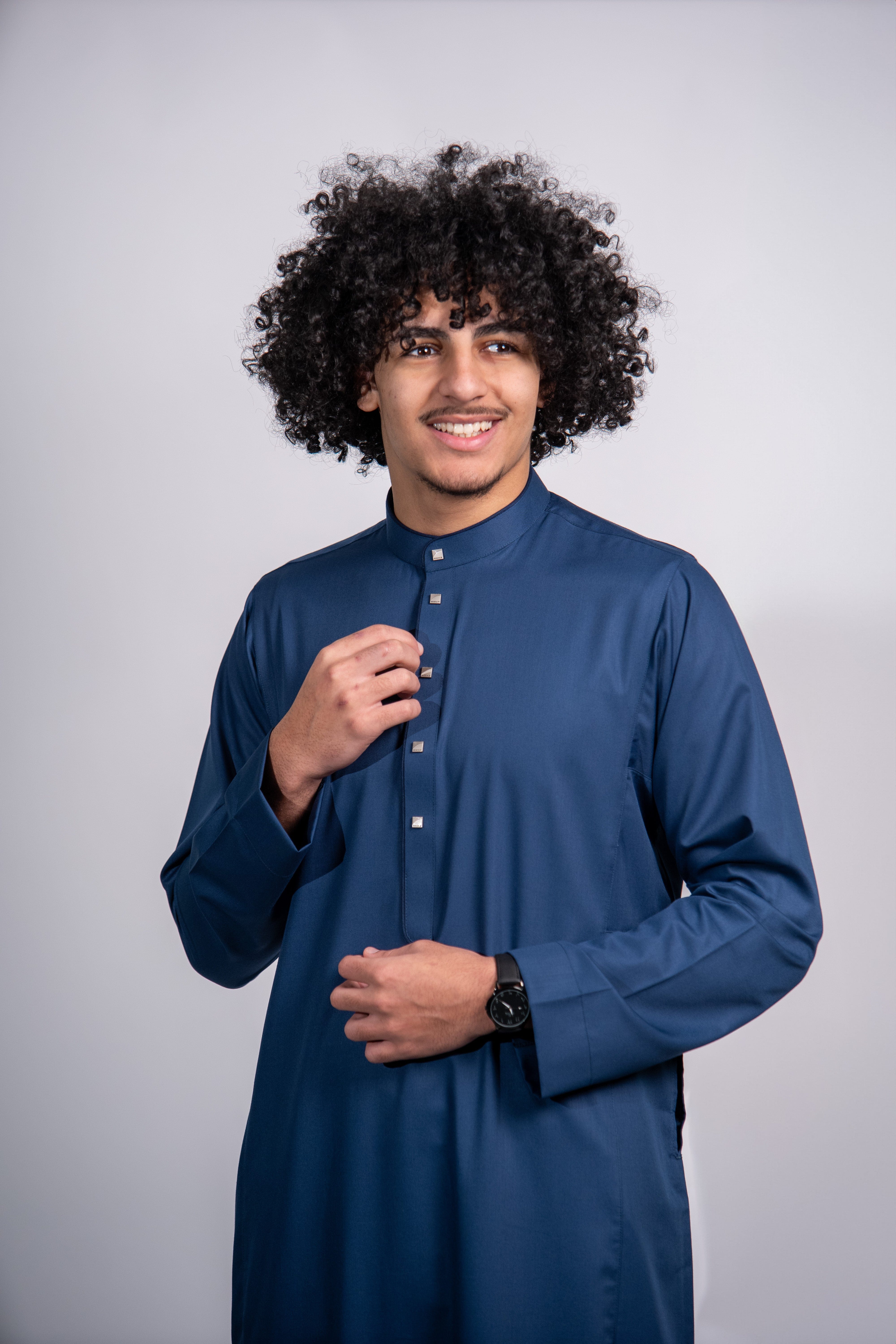 Burdaclothing Adult Thobe 203 Blue ( Father & Son)