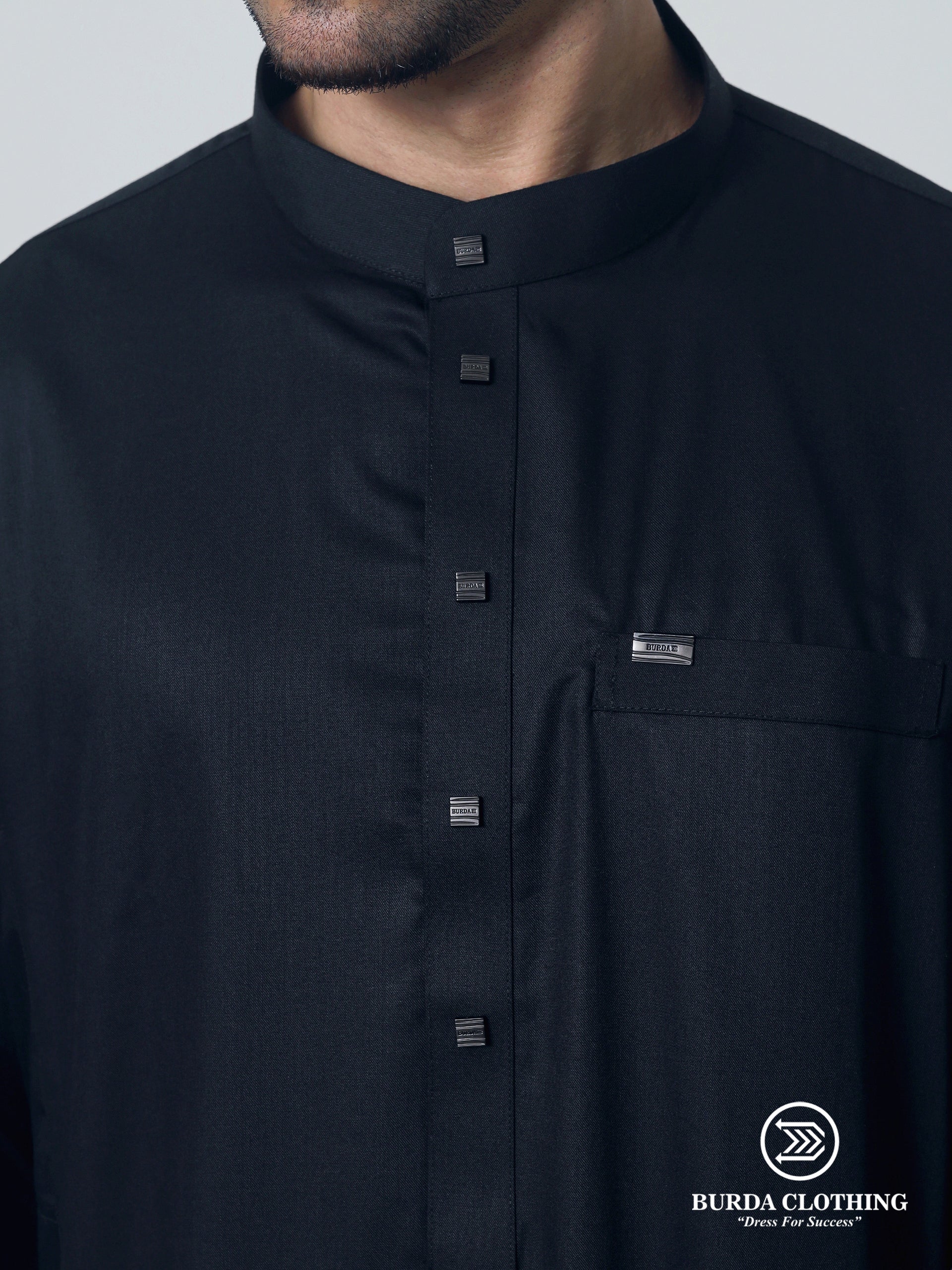 Adult Thobe 205 Black (Father & Son) by Burdaclothing