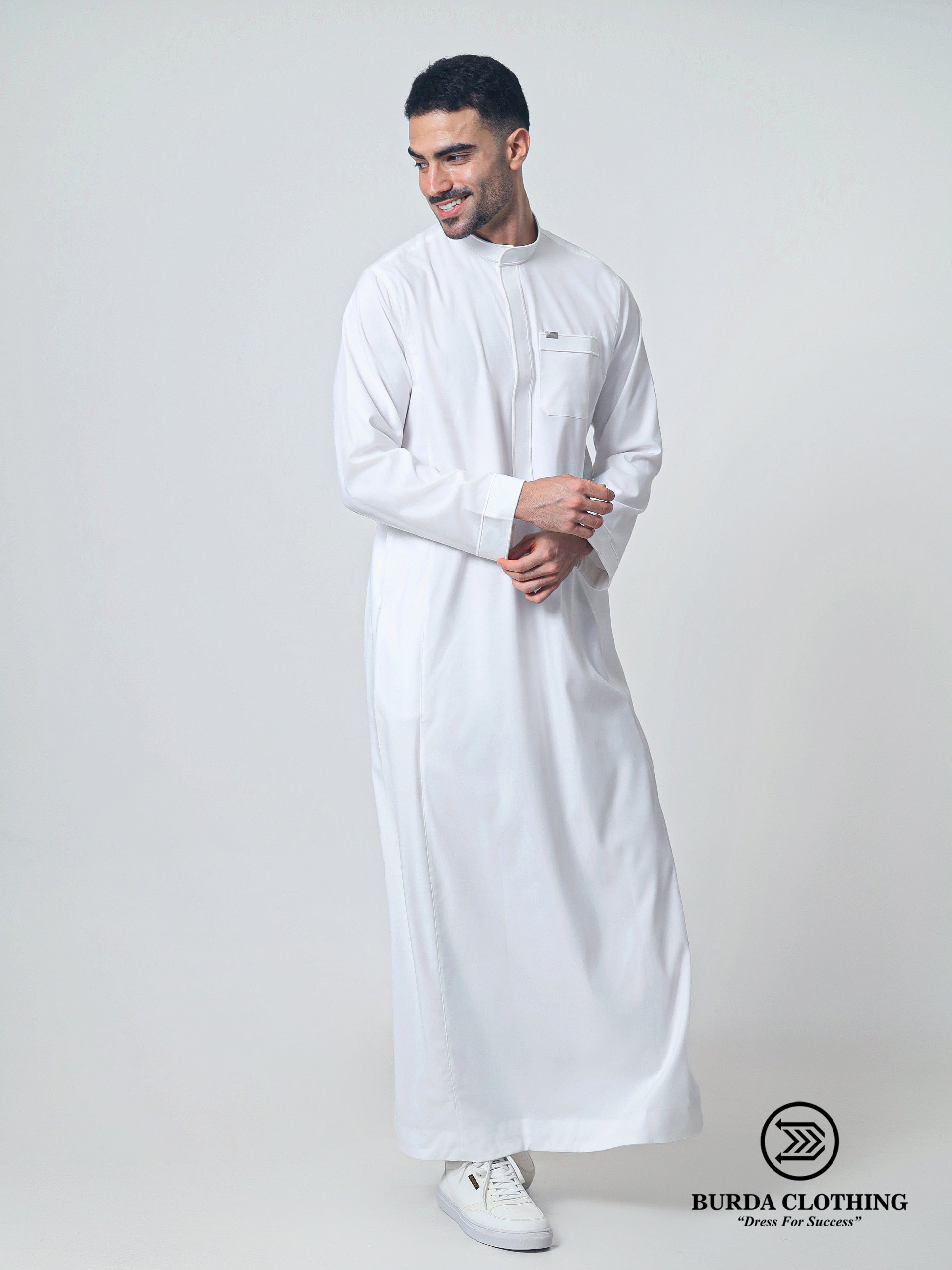 Adult Thobe 301 White by Burdaclothing