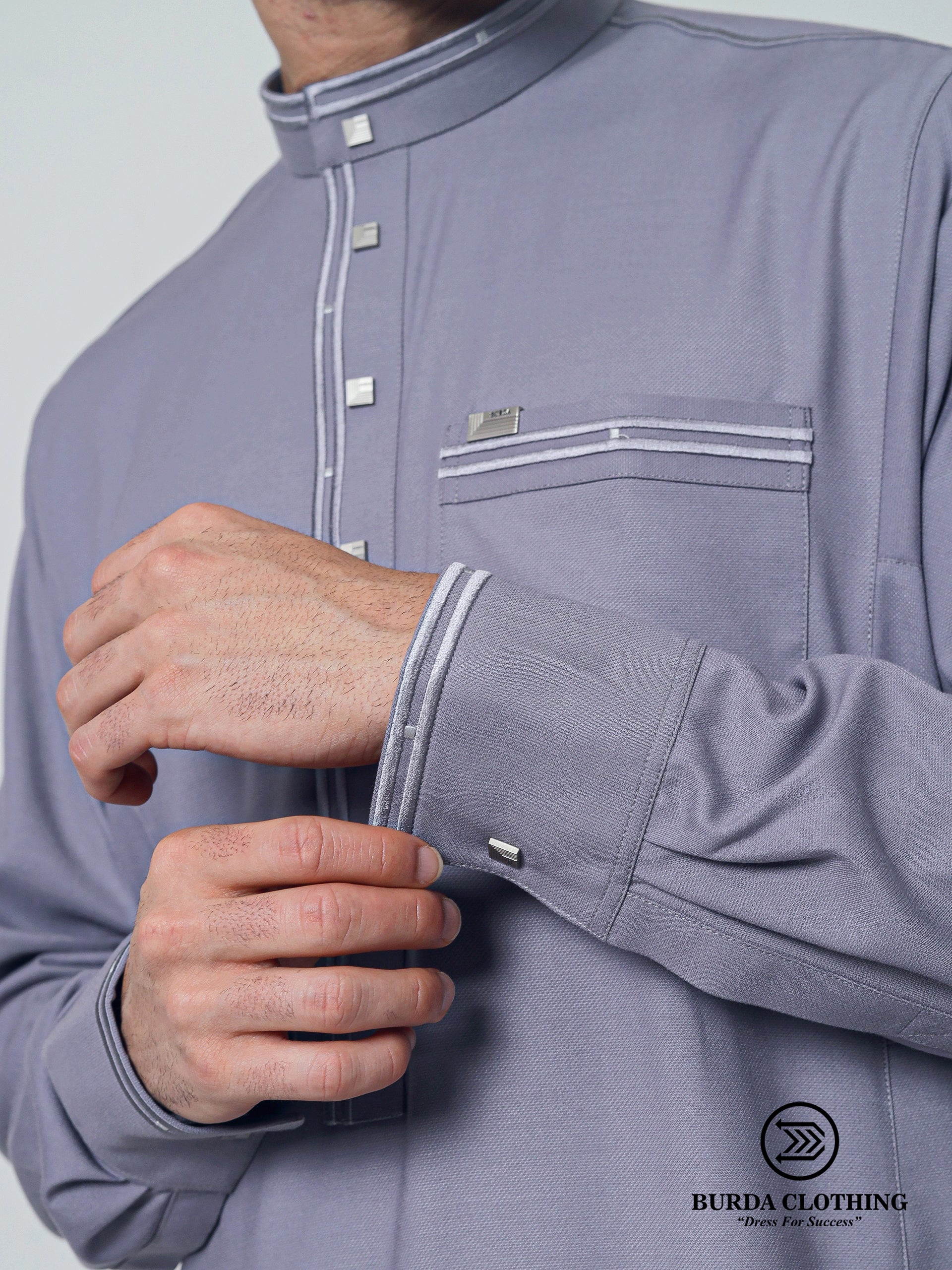 Adult Thobe 311 Gray by Burdaclothing