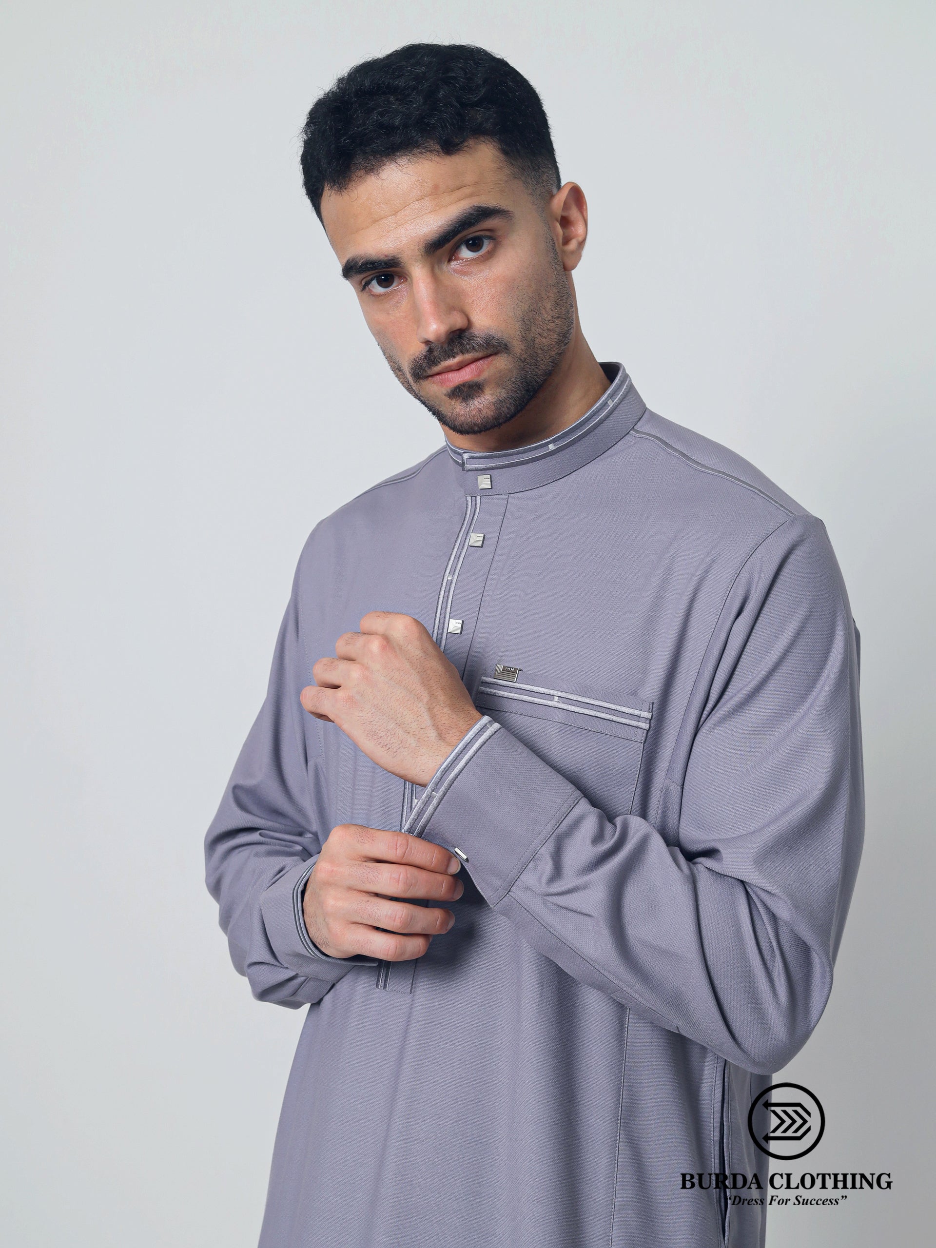 Adult Thobe 311 Gray by Burdaclothing