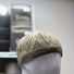 Burdaclothing Beige Skull Knit Cotton kufi