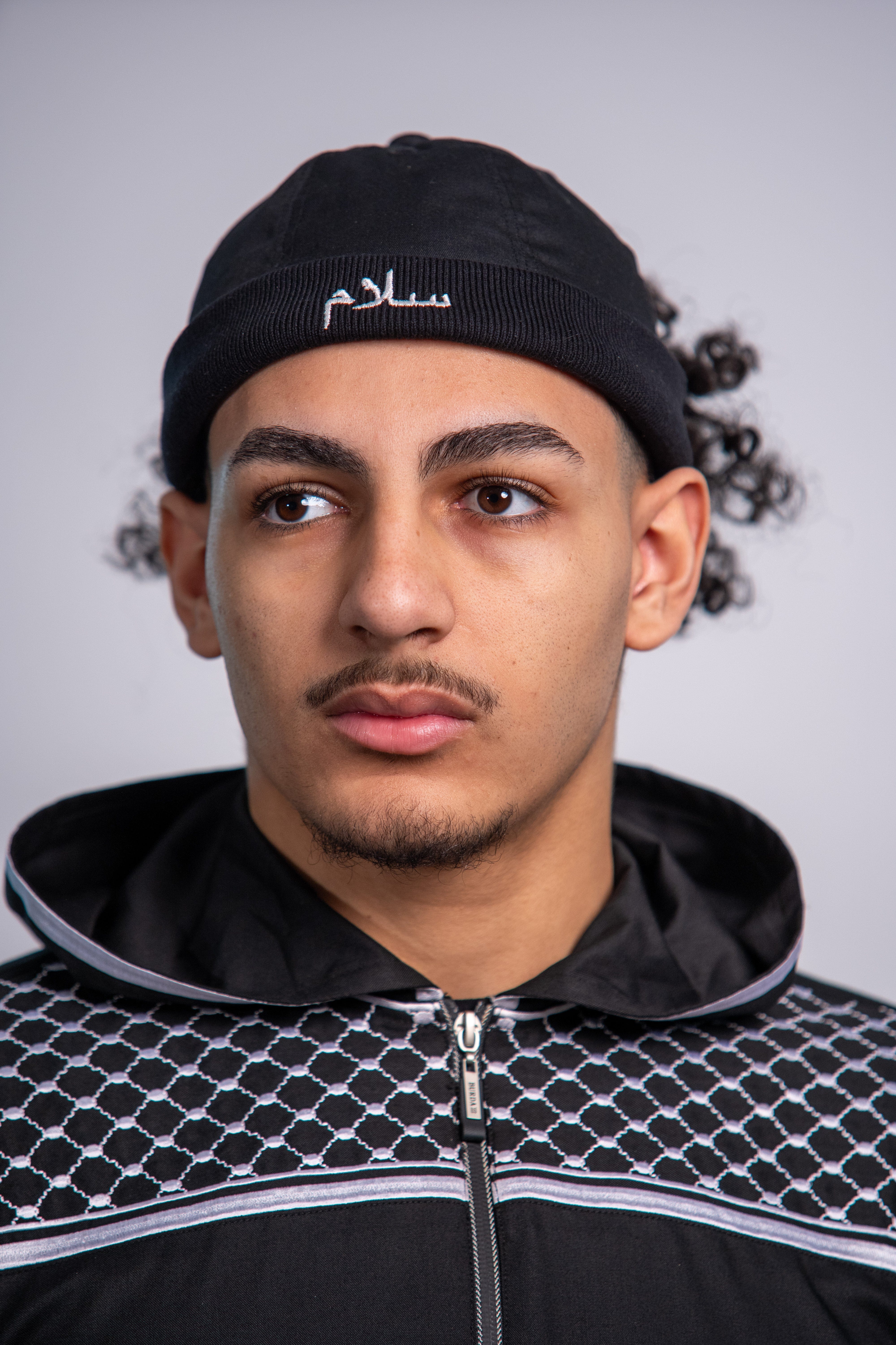 Burdaclothing Black Salam Brimless Hat
