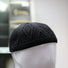 Burdaclothing Black Skull Knit Cotton kufi