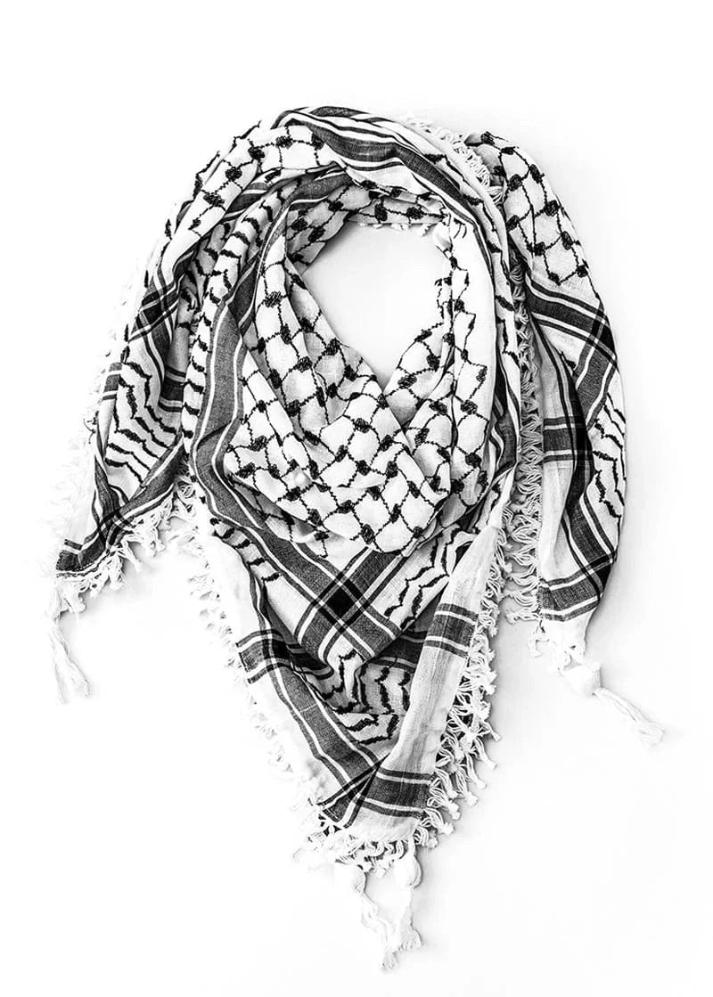 Burdaclothing Black & White Hirbawi® Kufiya