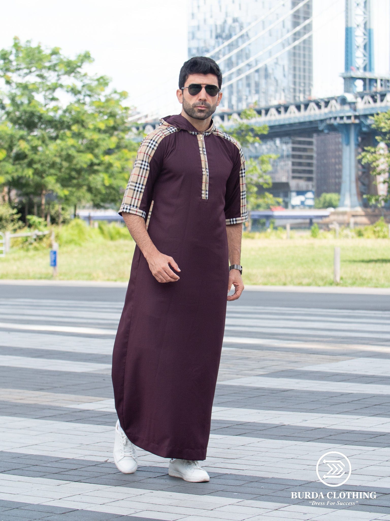 burdaclothing BODYGUARD ADULT HOODIE THOBE (HALF SLEEVE EDITION)