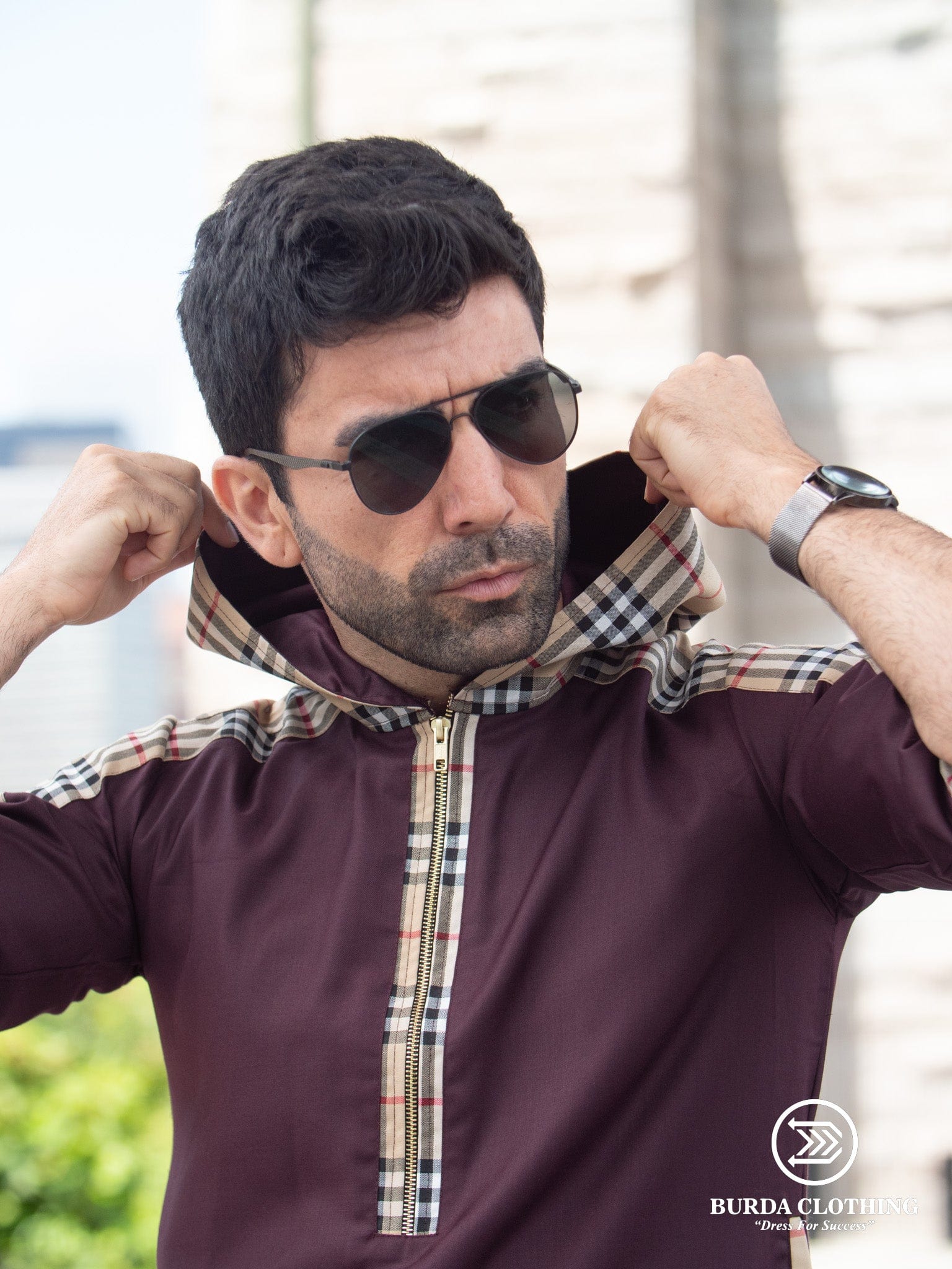 burdaclothing BODYGUARD ADULT HOODIE THOBE (HALF SLEEVE EDITION)