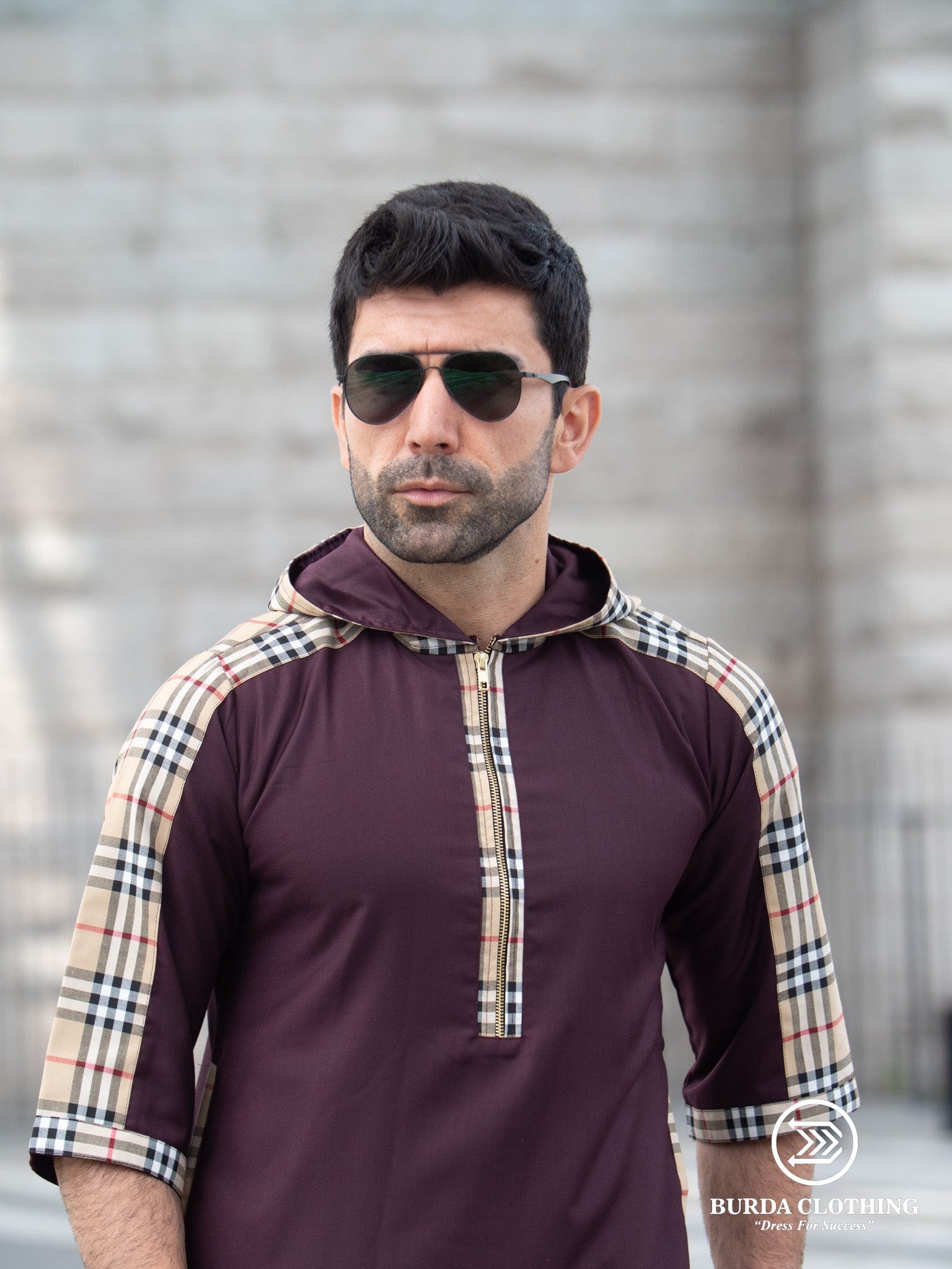 burdaclothing BODYGUARD ADULT HOODIE THOBE (HALF SLEEVE EDITION)