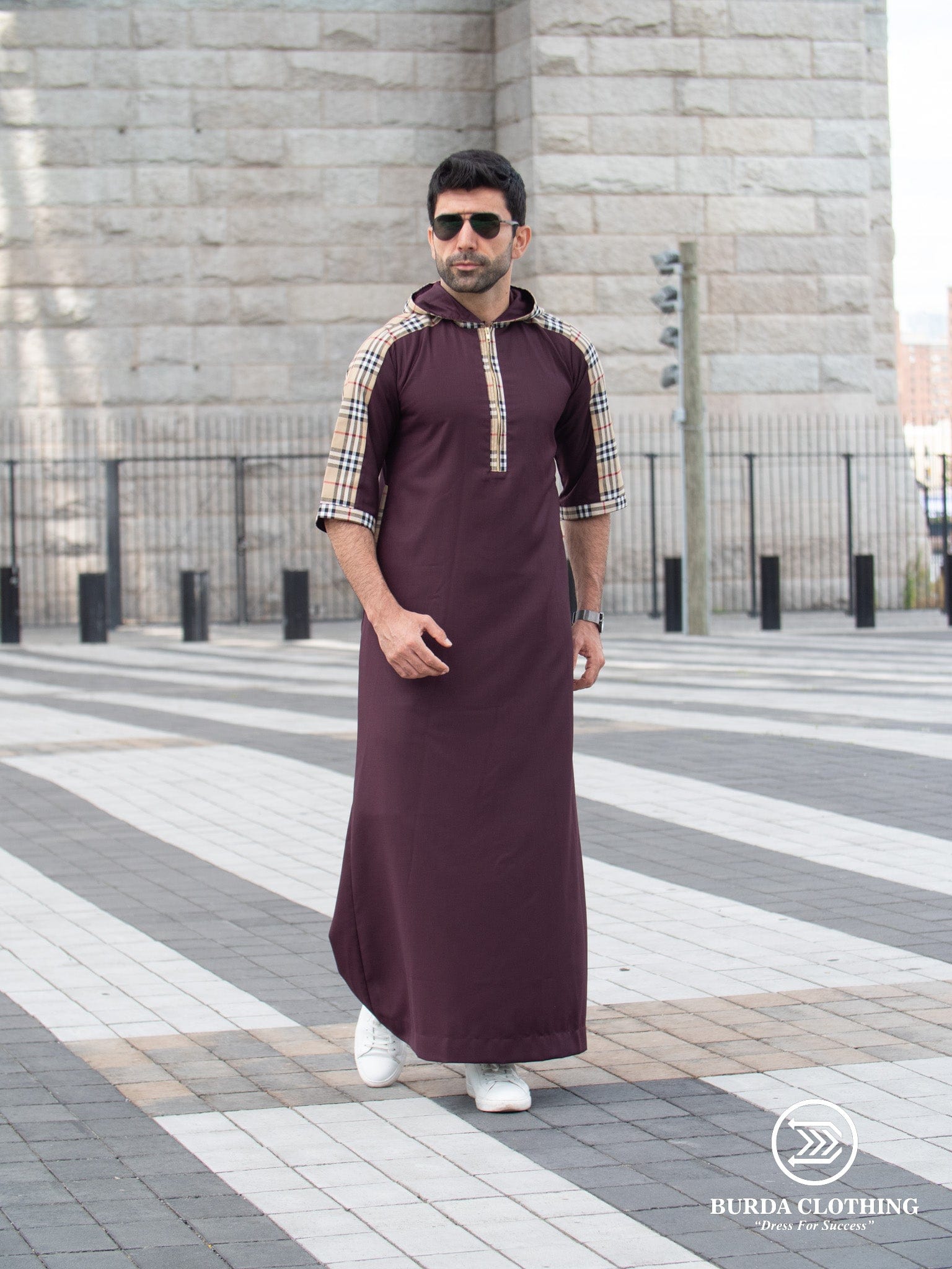 burdaclothing BODYGUARD ADULT HOODIE THOBE (HALF SLEEVE EDITION)