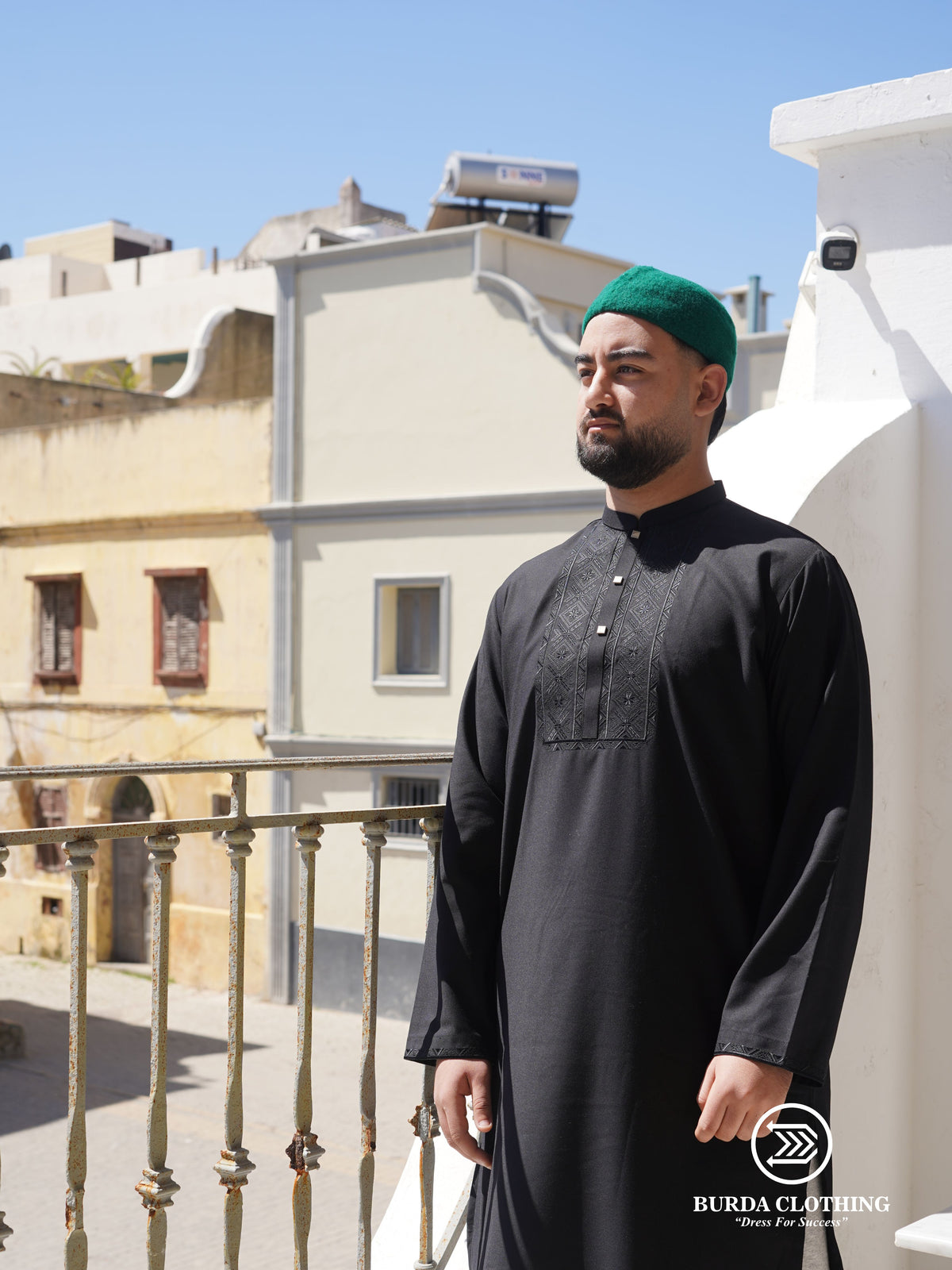 Chechia Hat Bendir Drum - Emerald by Burdaclothing
