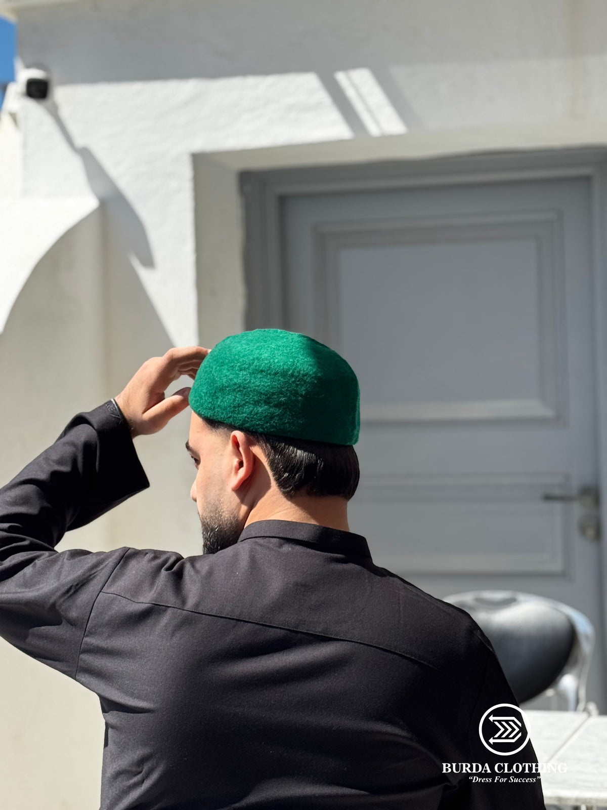 Chechia Hat Bendir Drum - Emerald by Burdaclothing