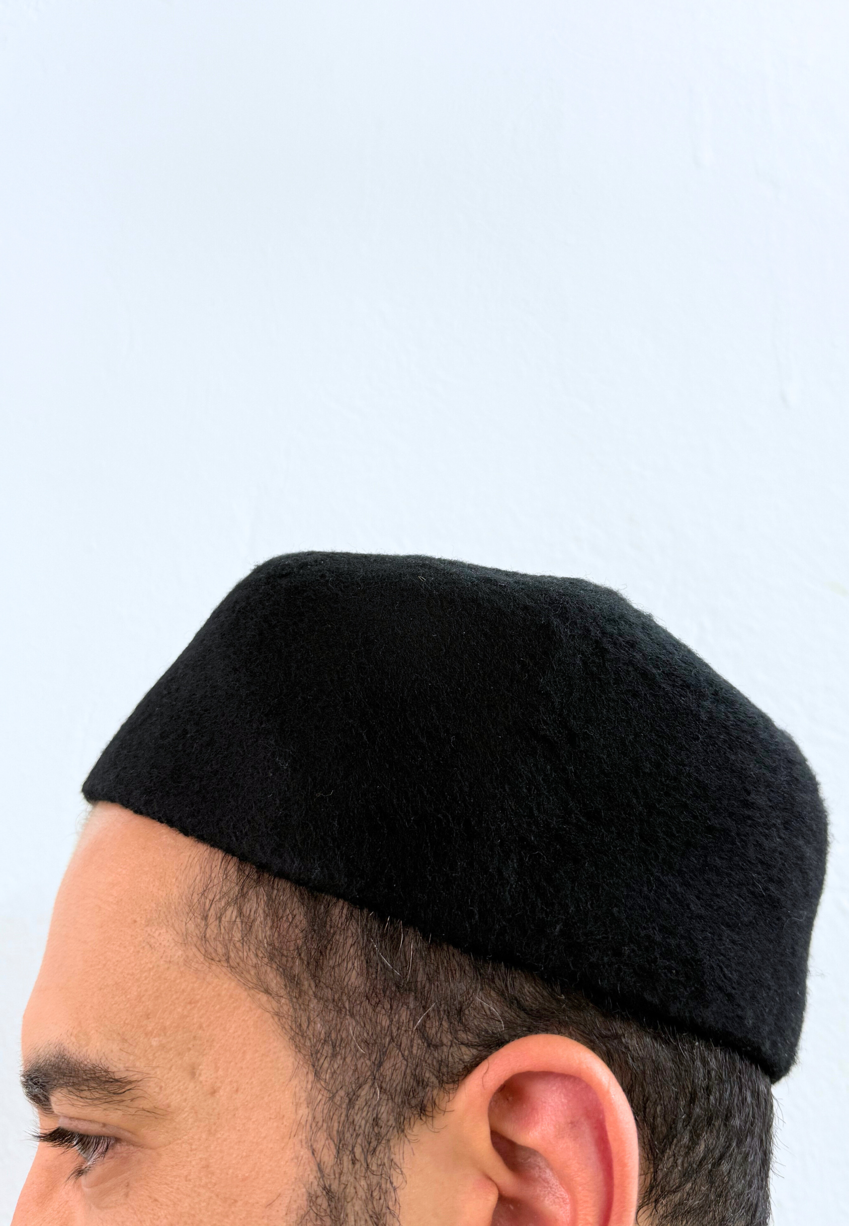 Chechia Hat- Black by Burdaclothing