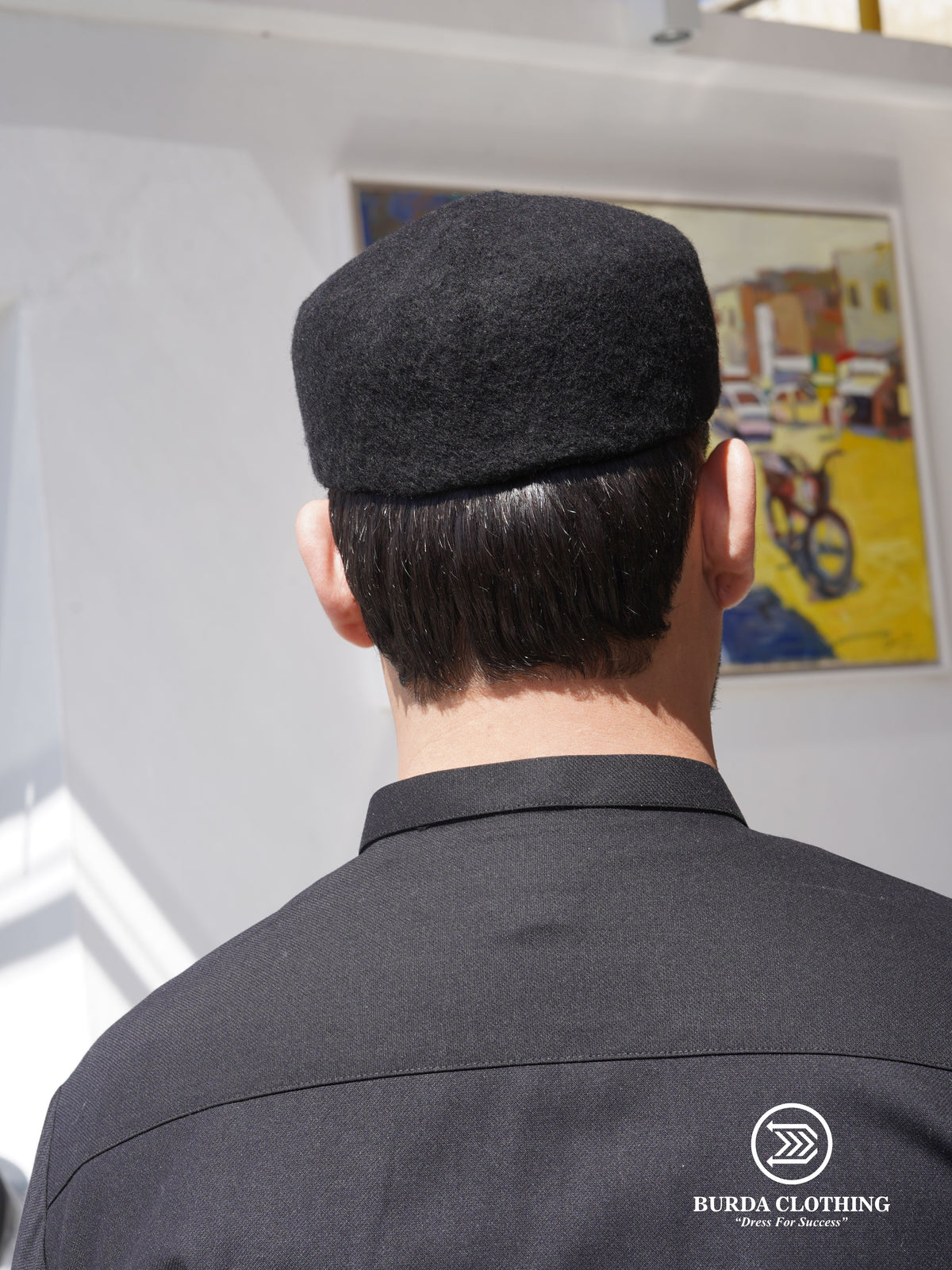 Chechia Hat- Black by Burdaclothing