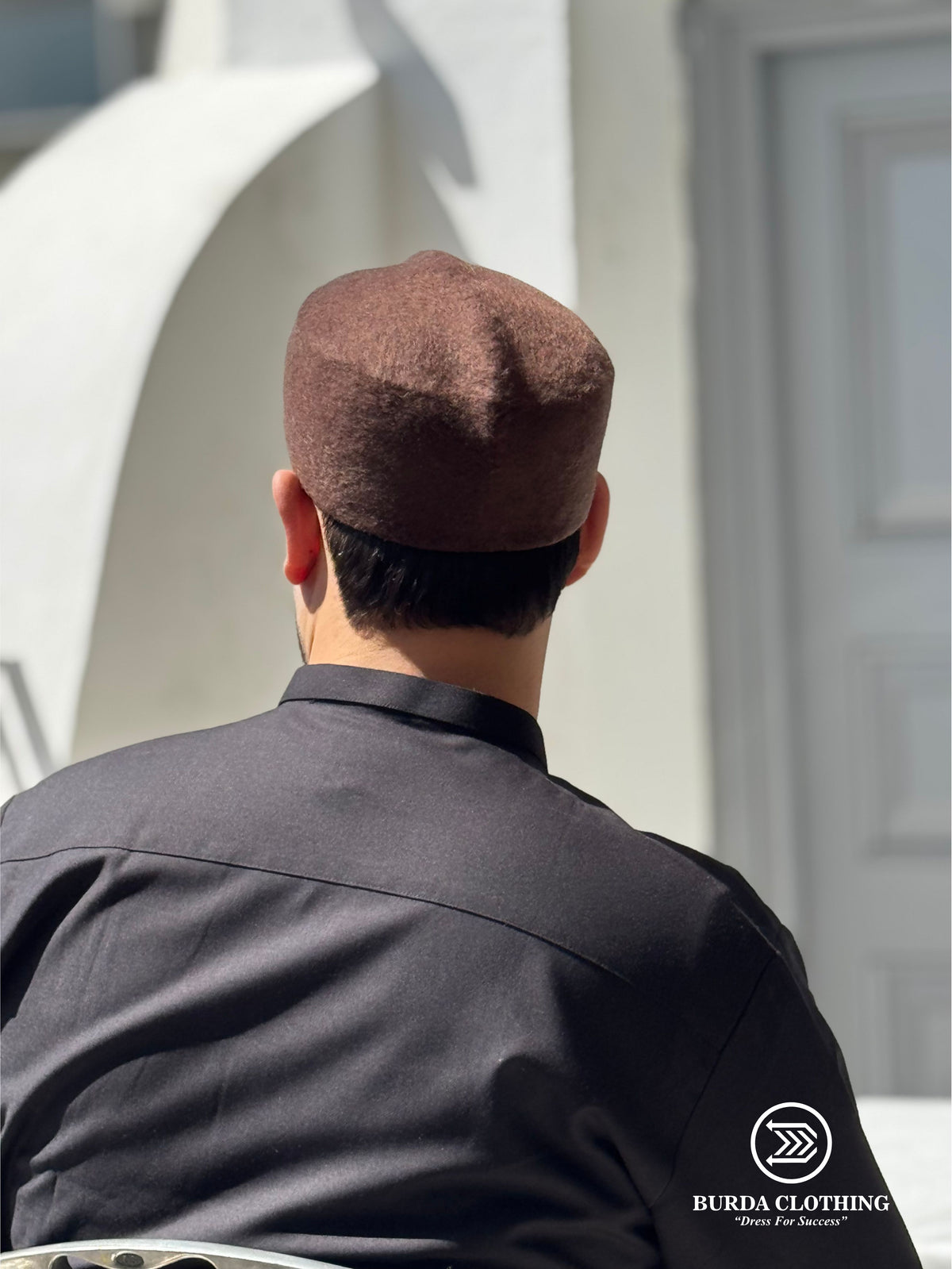 Chechia Hat- Brown by Burdaclothing