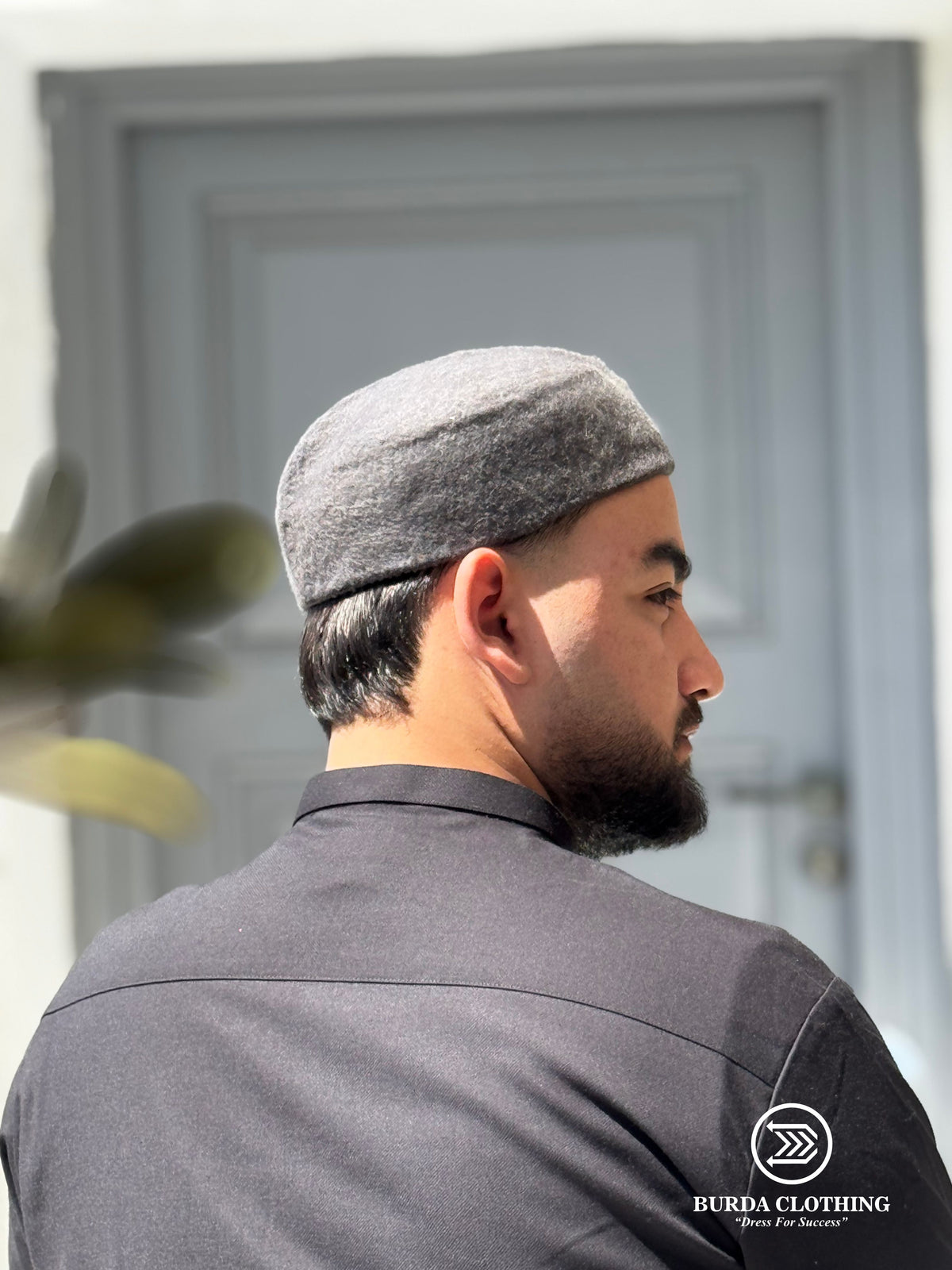 Chechia Hat- Dark Gray by Burdaclothing