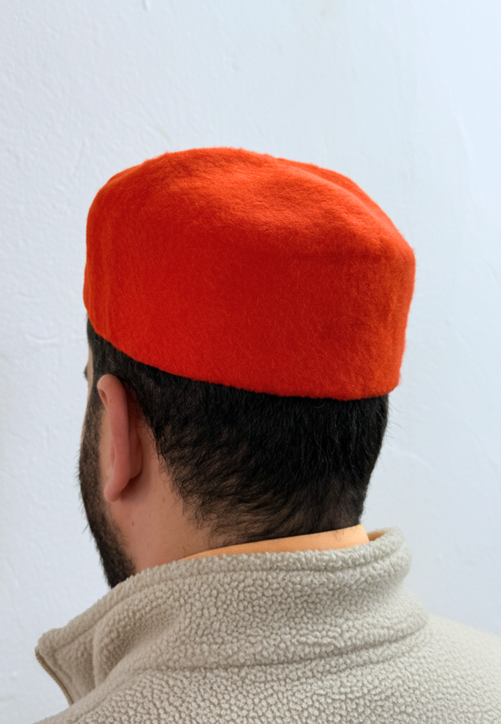 Chechia Hat- Orange by Burdaclothing