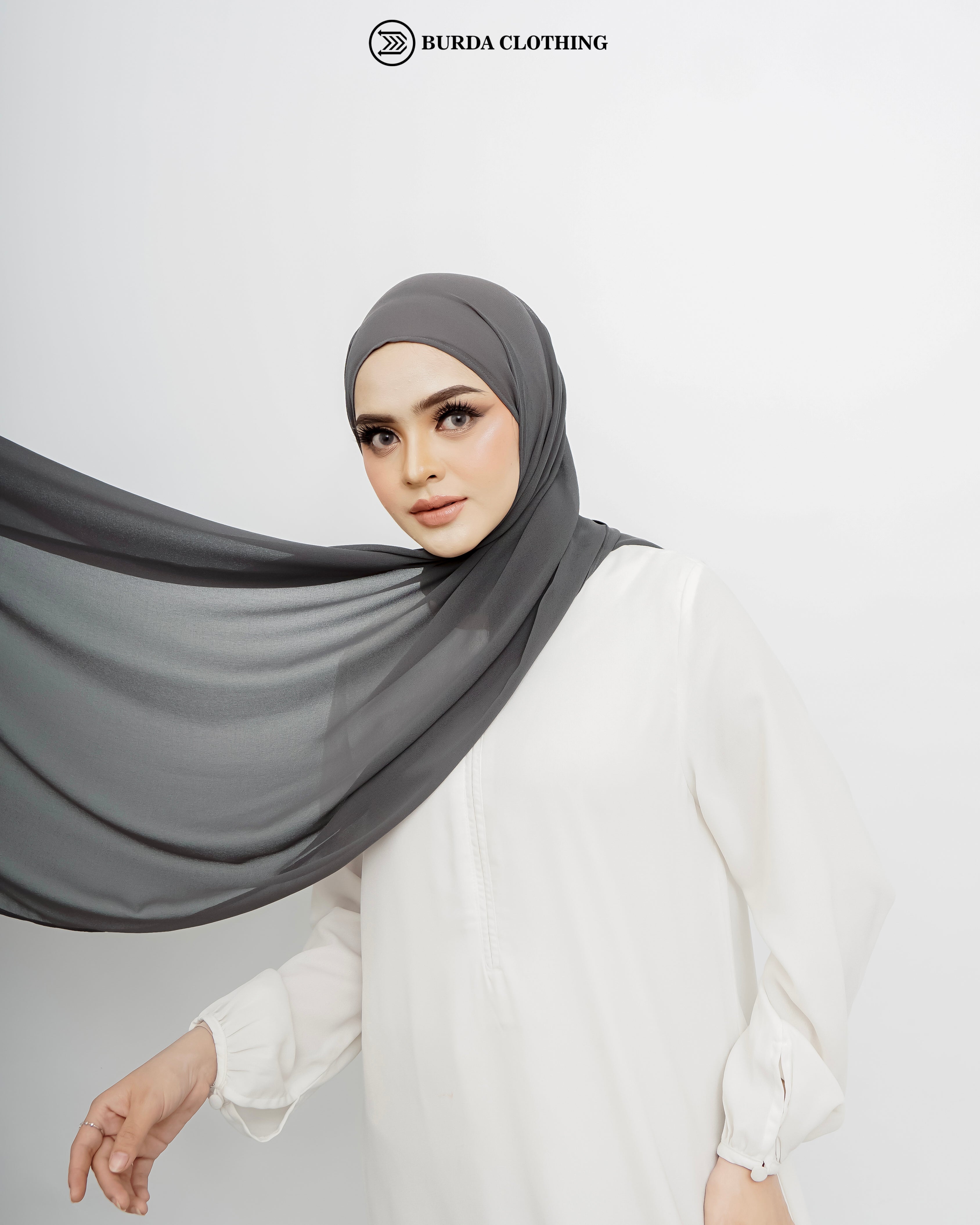 Chiffon Hijab by Burdaclothing