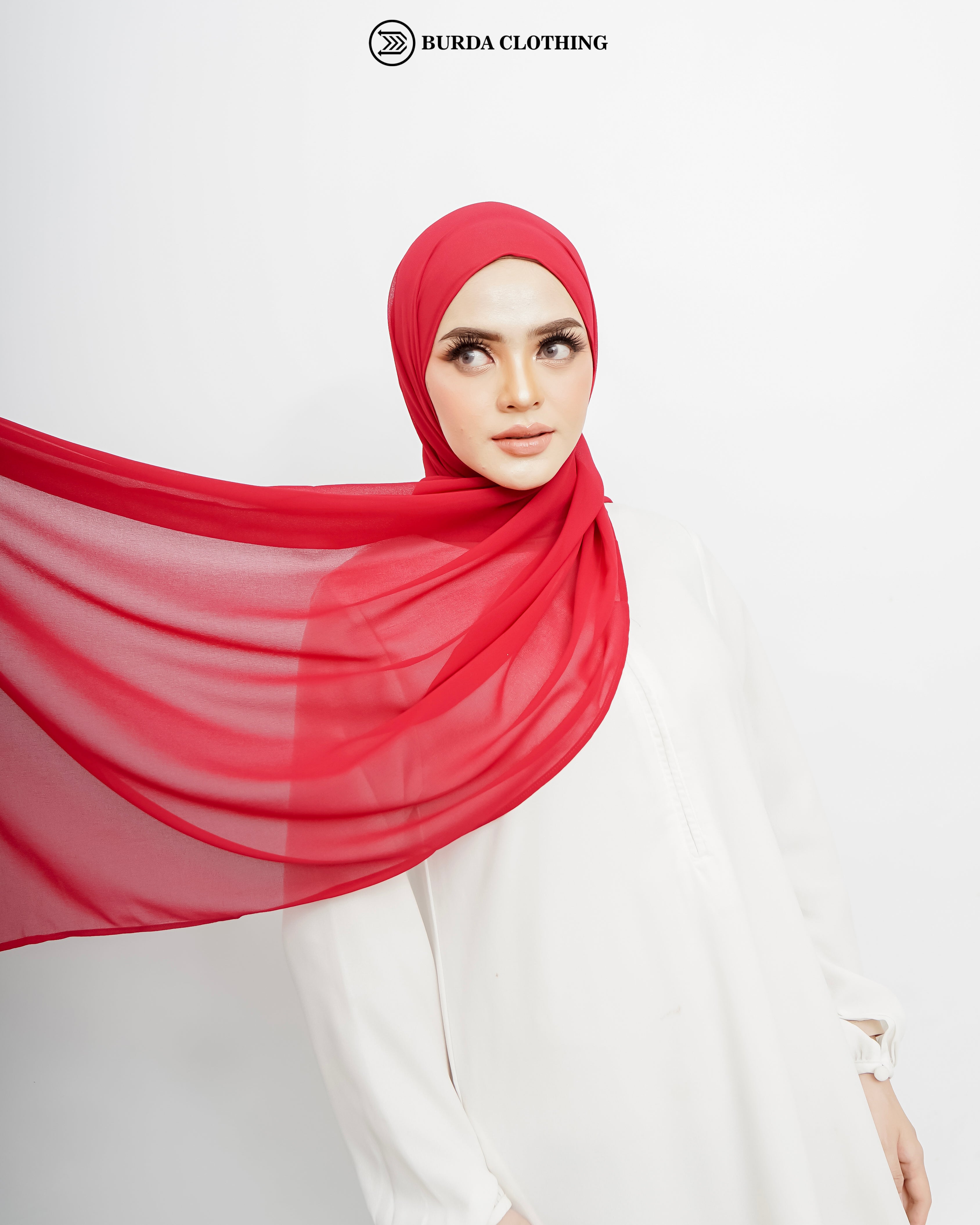 Chiffon Hijab by Burdaclothing
