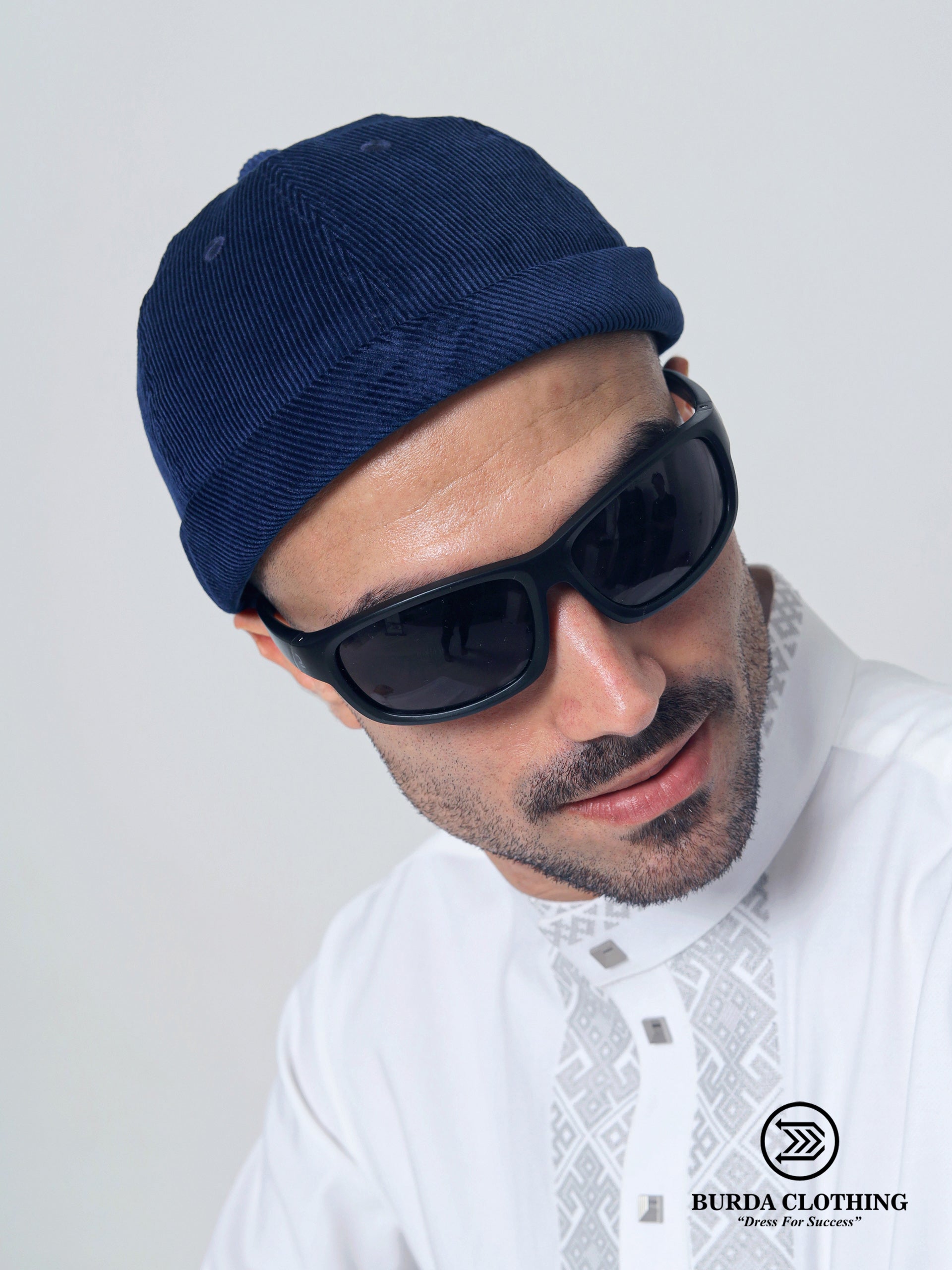 Corduroy Brimless Hat by Burdaclothing