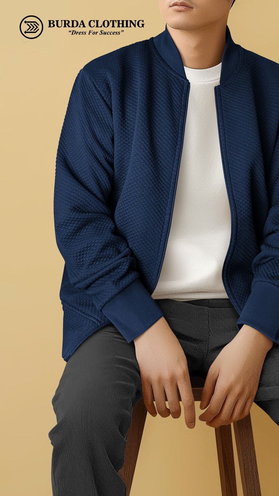 Diamond Quilted Jacket by Burdaclothing