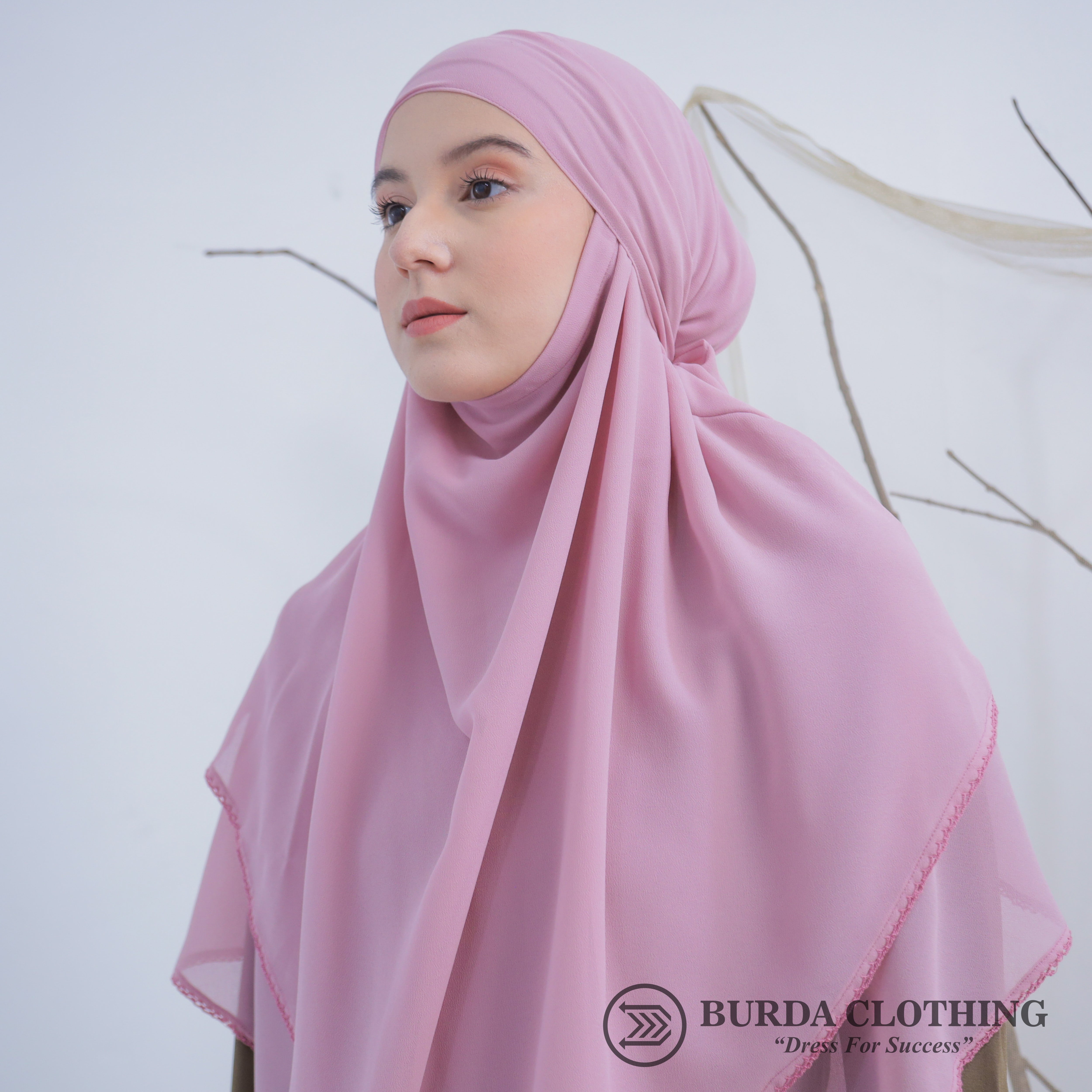 French Khimars Pink by Burdaclothing