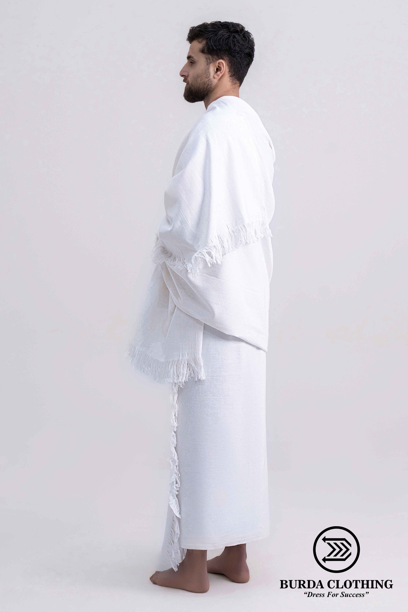 Ihram for Hajj and Umrah-Heavy Cloth with Free Umrah guide book by burdaclothing