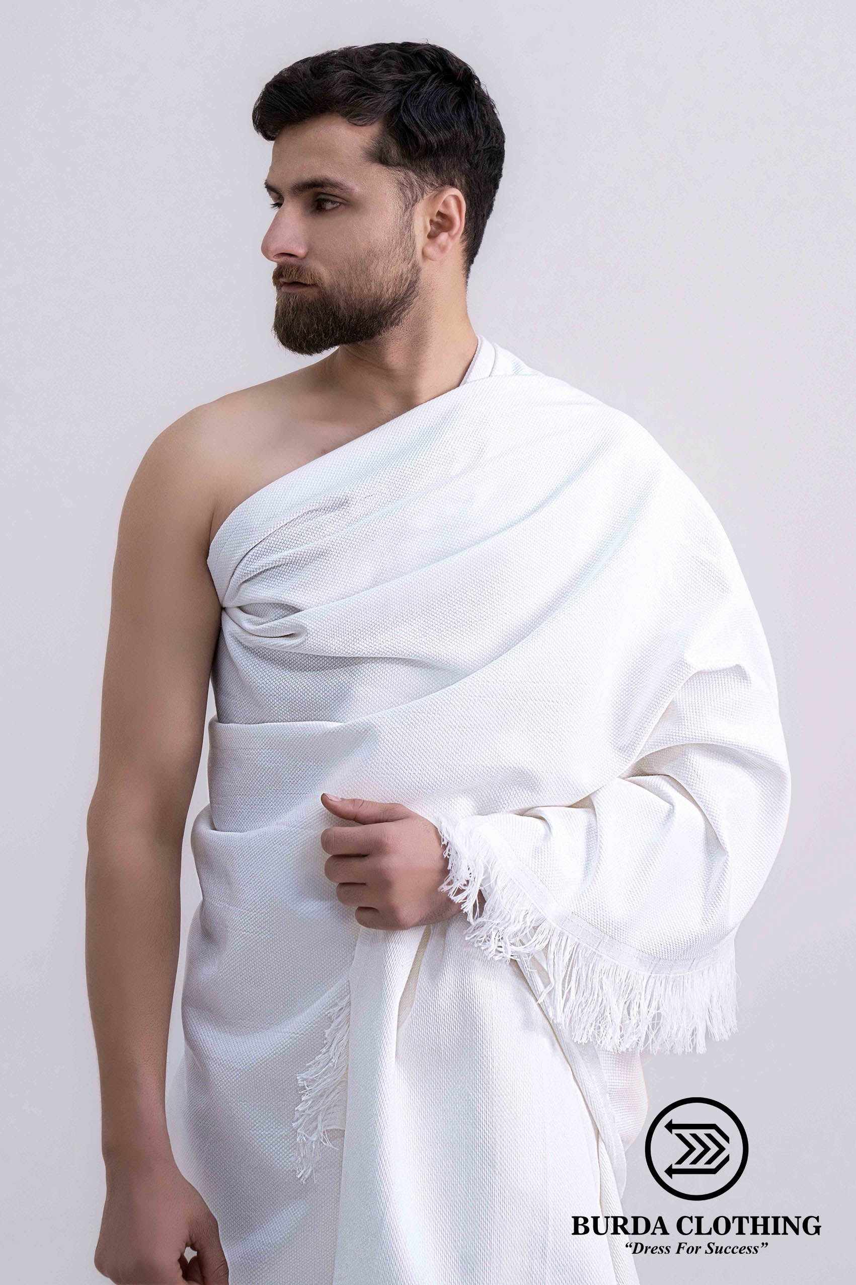 Ihram for Hajj and Umrah-Heavy Cloth with Free Umrah guide book by burdaclothing