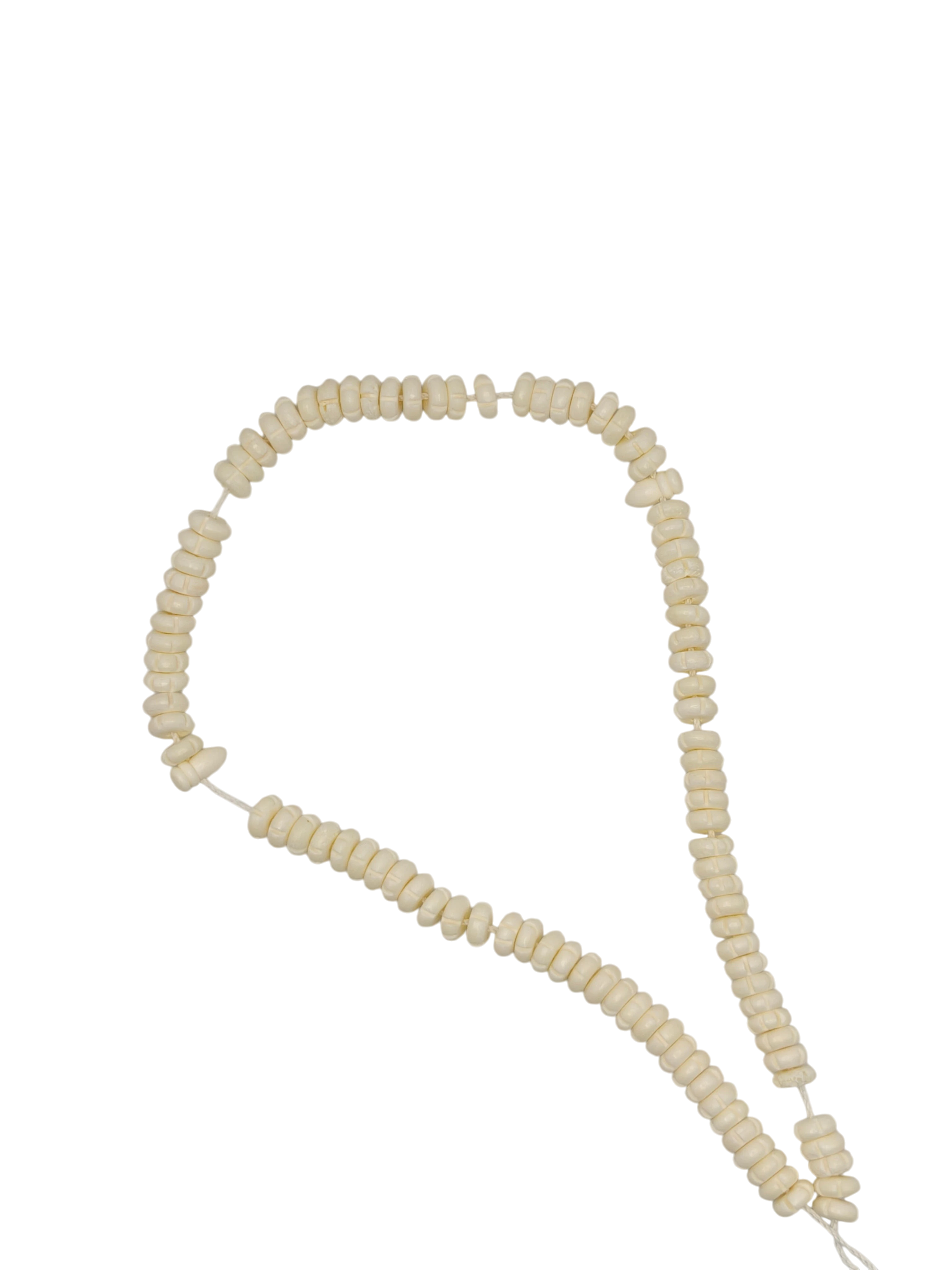 Islamic Tasbih Camel Bone 99 Count Polished Prayer Beads by Burdaclothing