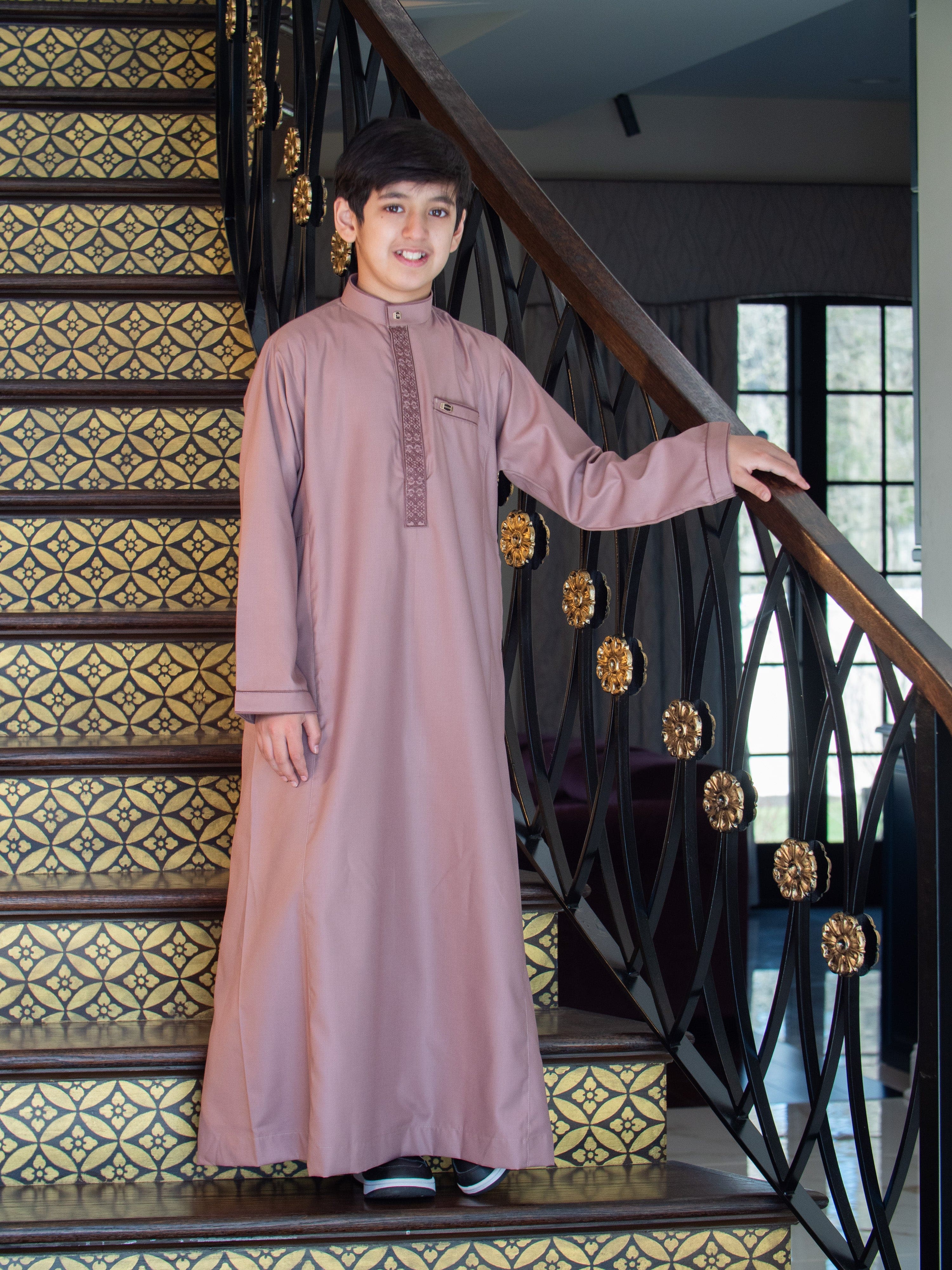 burdaclothing Kids Premium Thobe 111D Peach