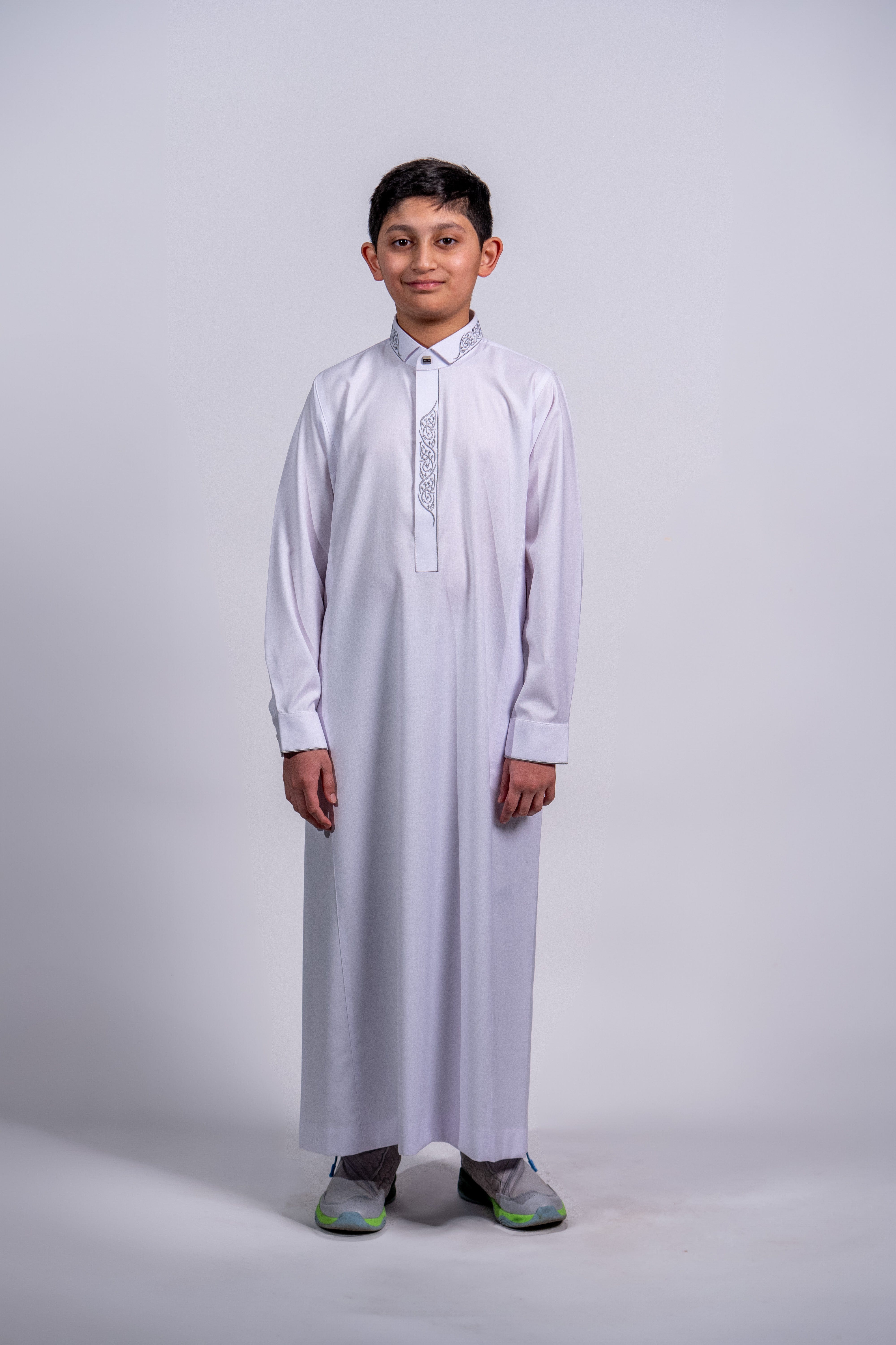 Burdaclothing Kids Premium Thobe 214 White (Father & Son)
