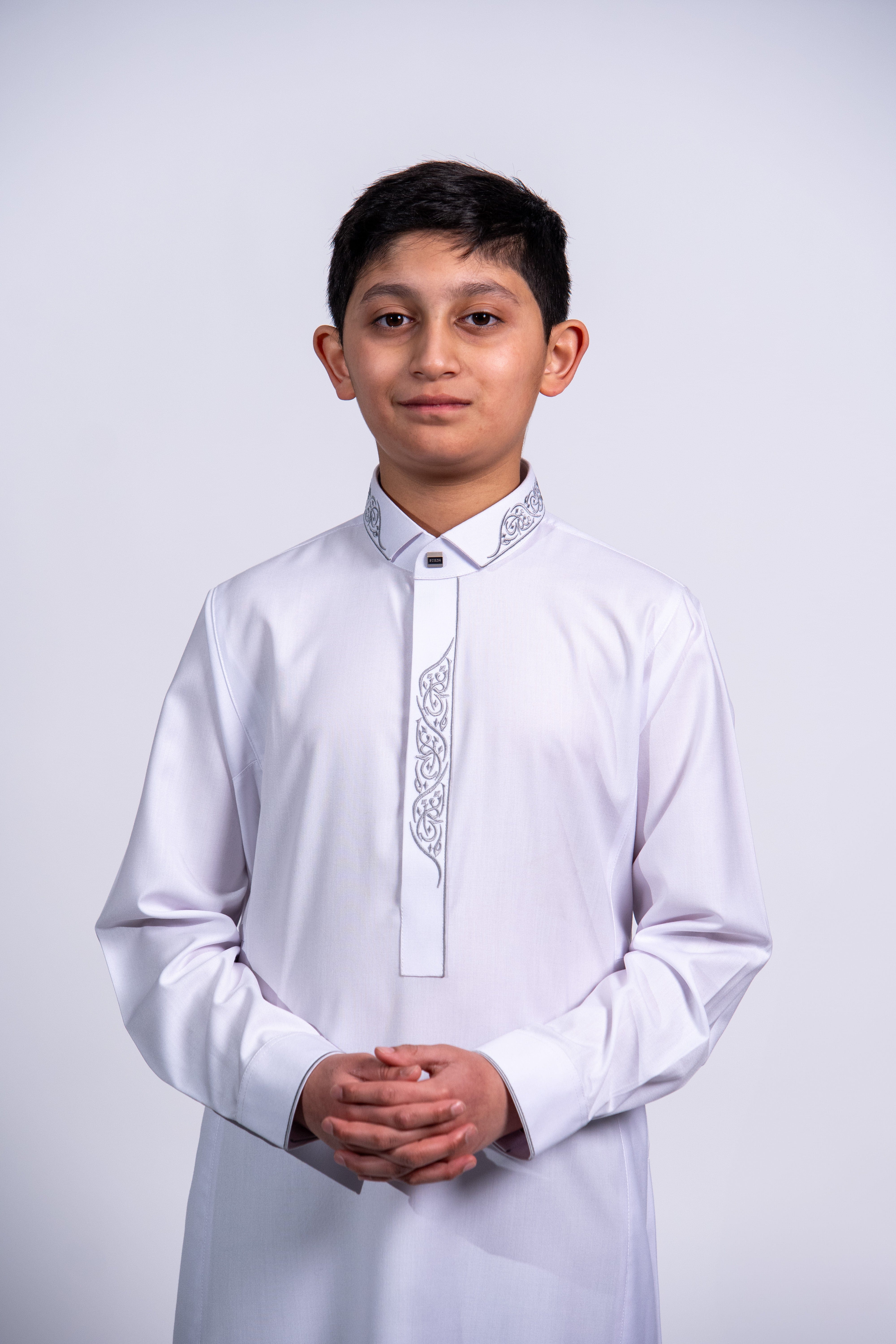 Burdaclothing Kids Premium Thobe 214 White (Father & Son)