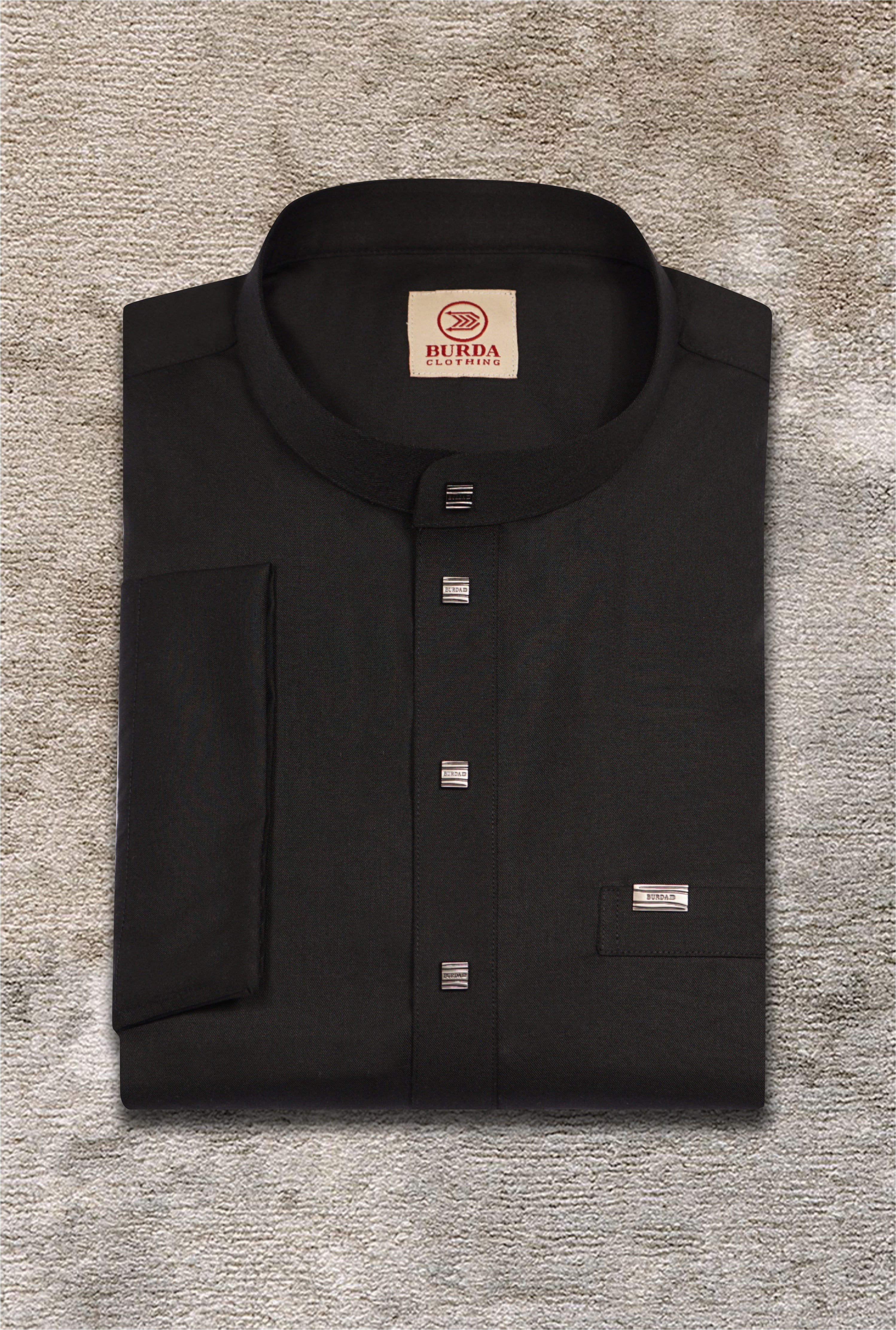 Kids Thobe 205 Black (Father & Son) by Burdaclothing