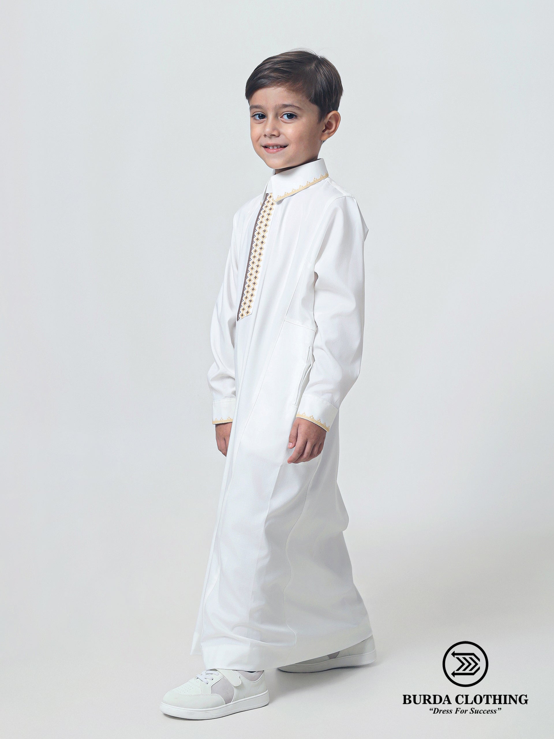 Kids Thobe 302 Off White by Burdaclothing