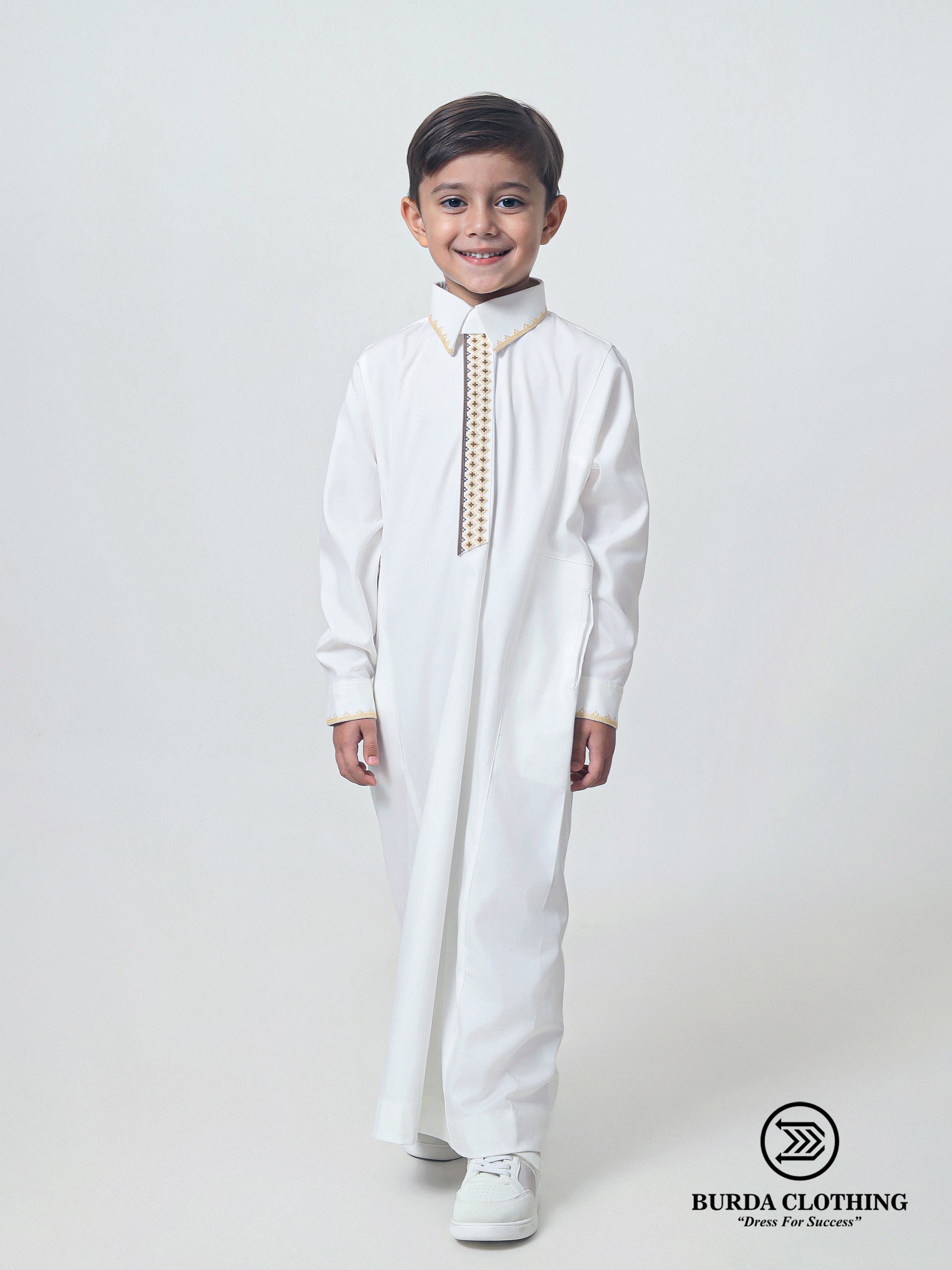 Kids Thobe 302 Off White by Burdaclothing