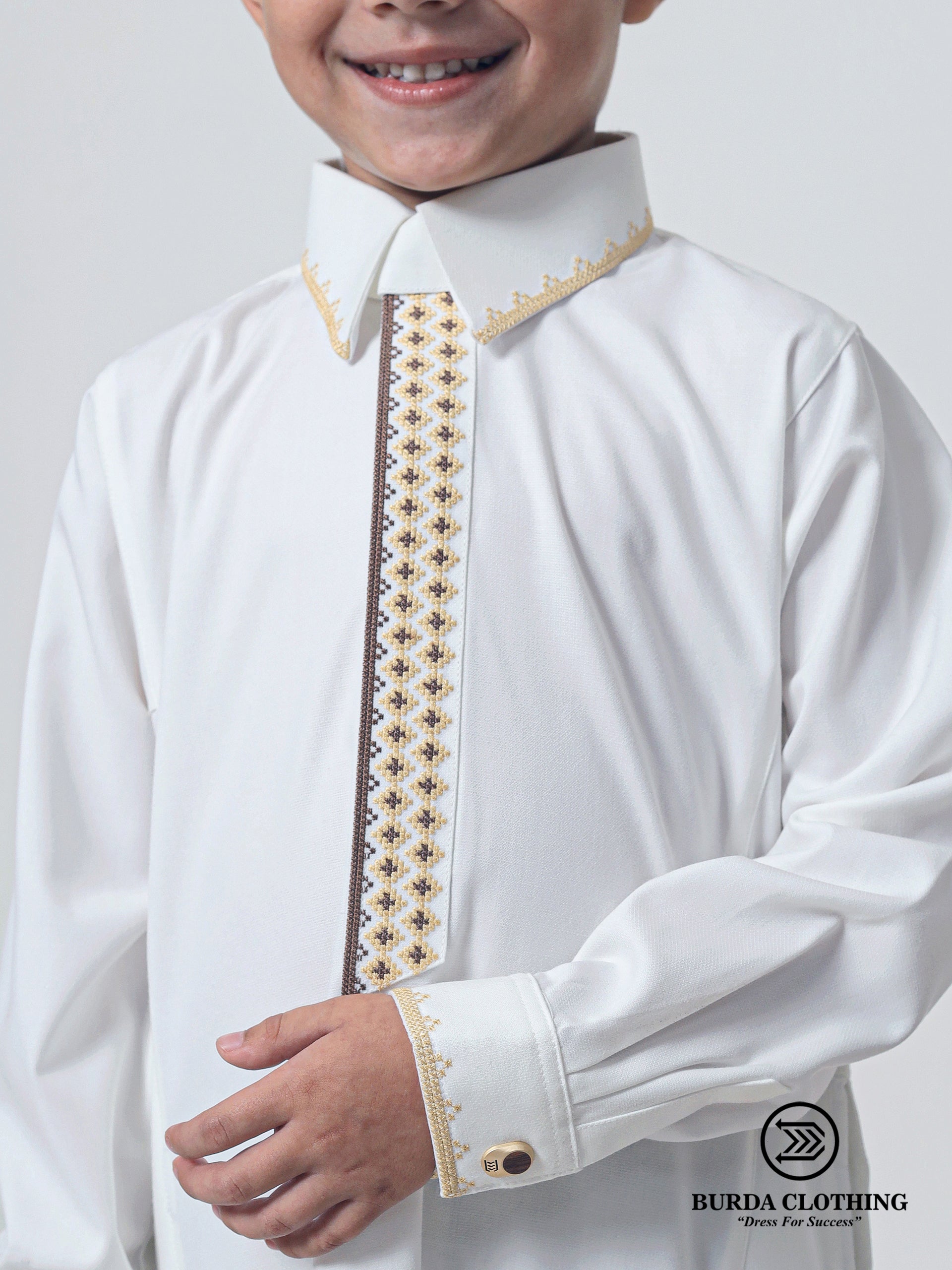 Kids Thobe 302 Off White by Burdaclothing