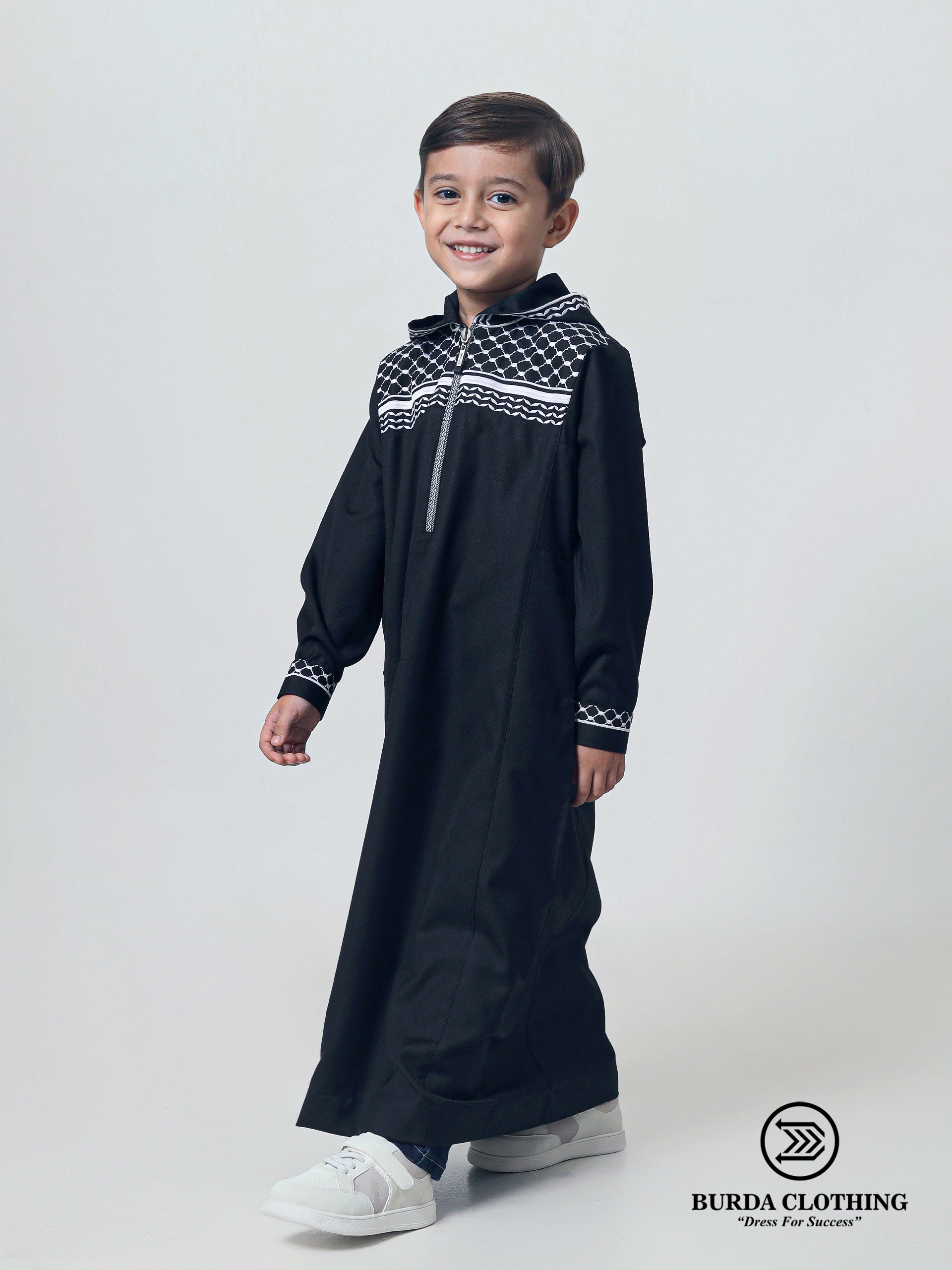 Kids Thobe 305 Black by Burdaclothing