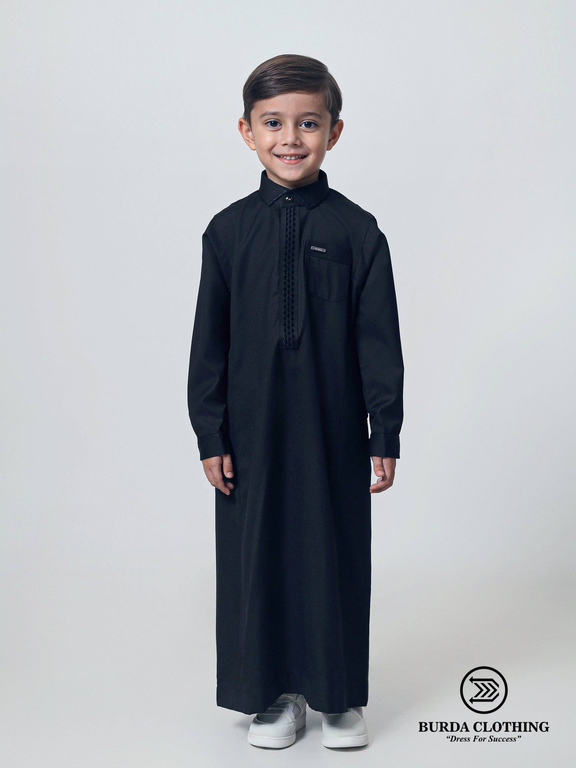 Kids Thobe 307 Black by Burdaclothing
