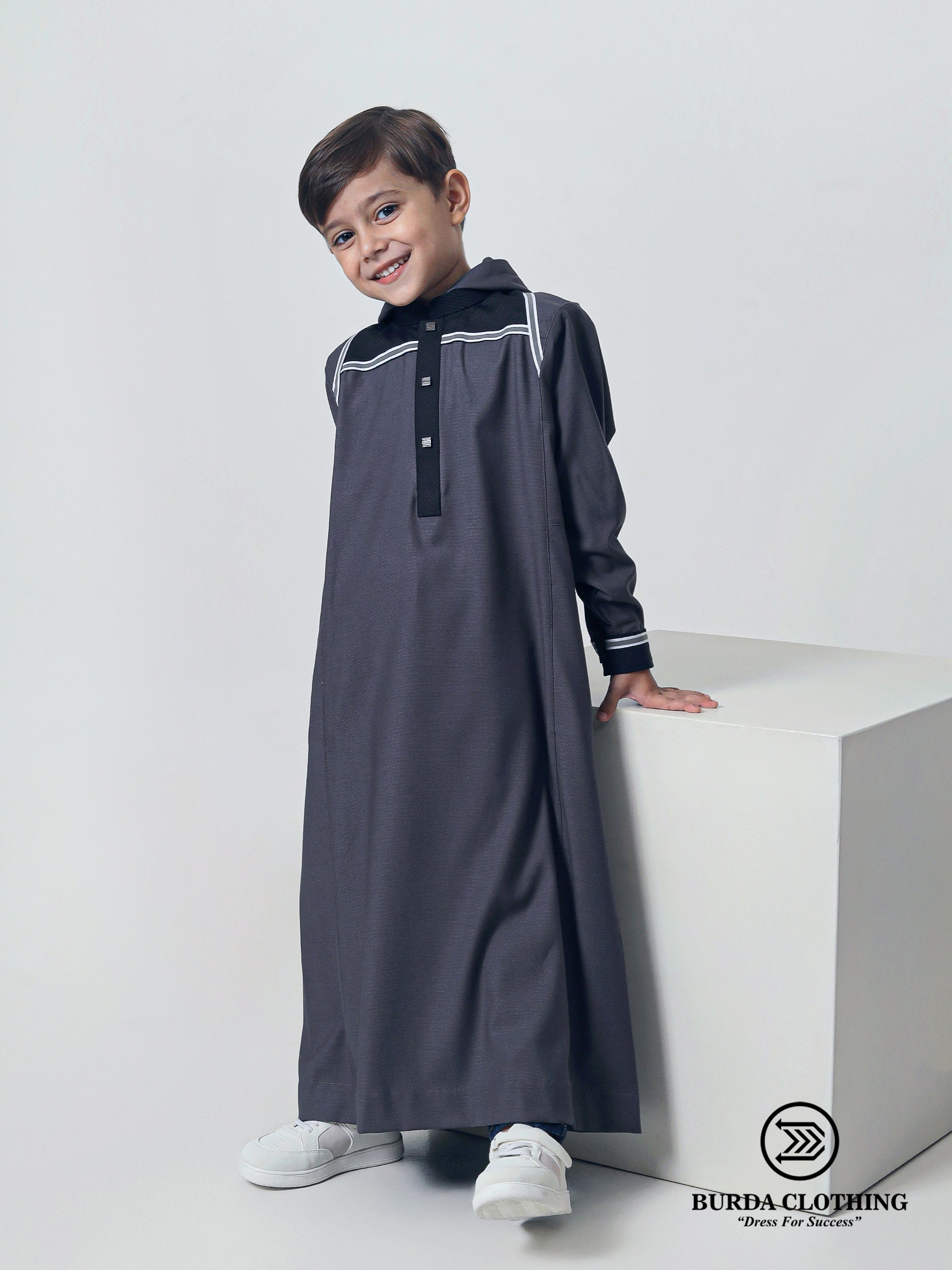 Kids Thobe 319 Gray by Burdaclothing