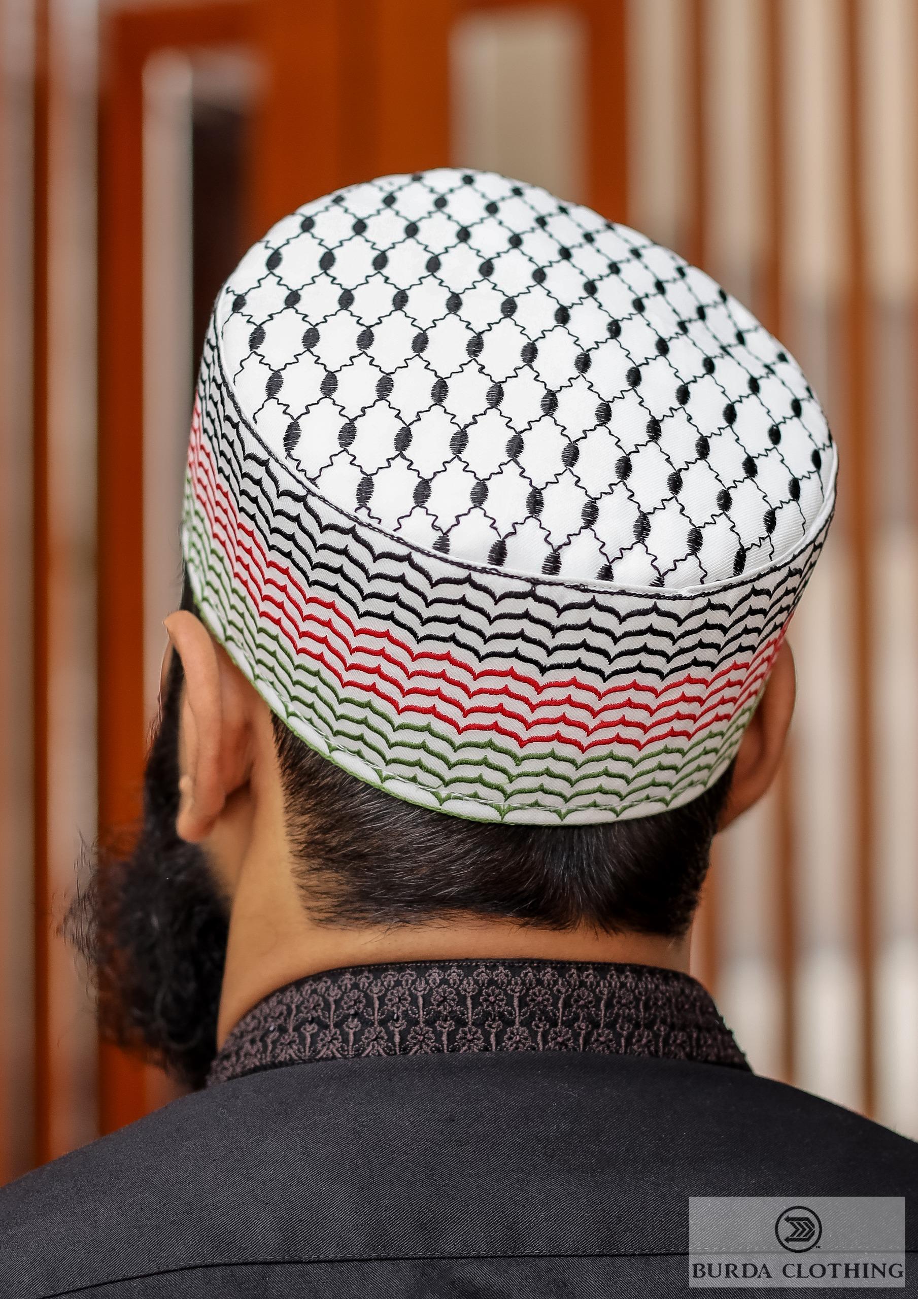 burdaclothing Kufiya Palestine Kufi Multicolored