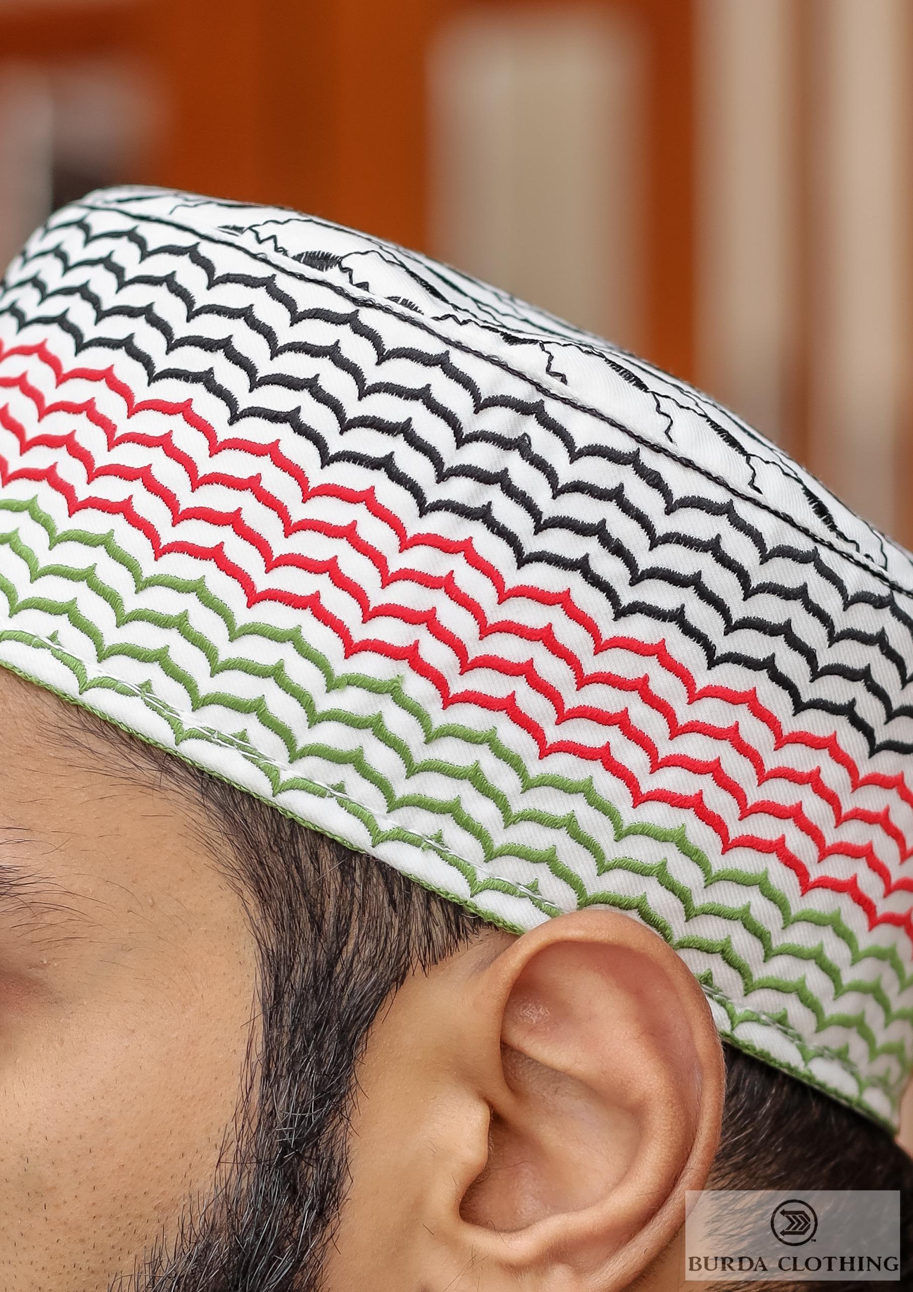 burdaclothing Kufiya Palestine Kufi Multicolored