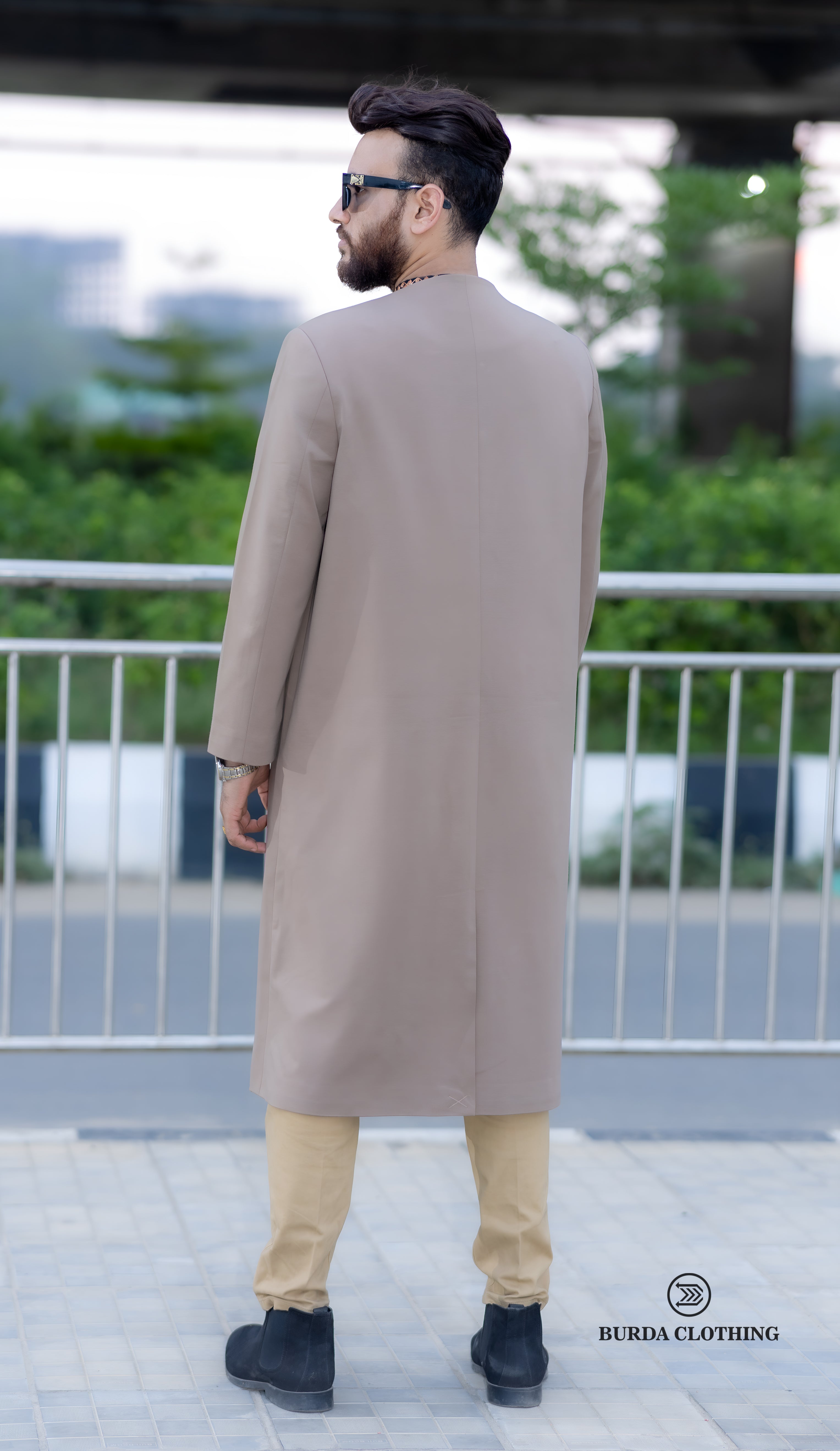 Light Brown Long Coat by burdaclothing