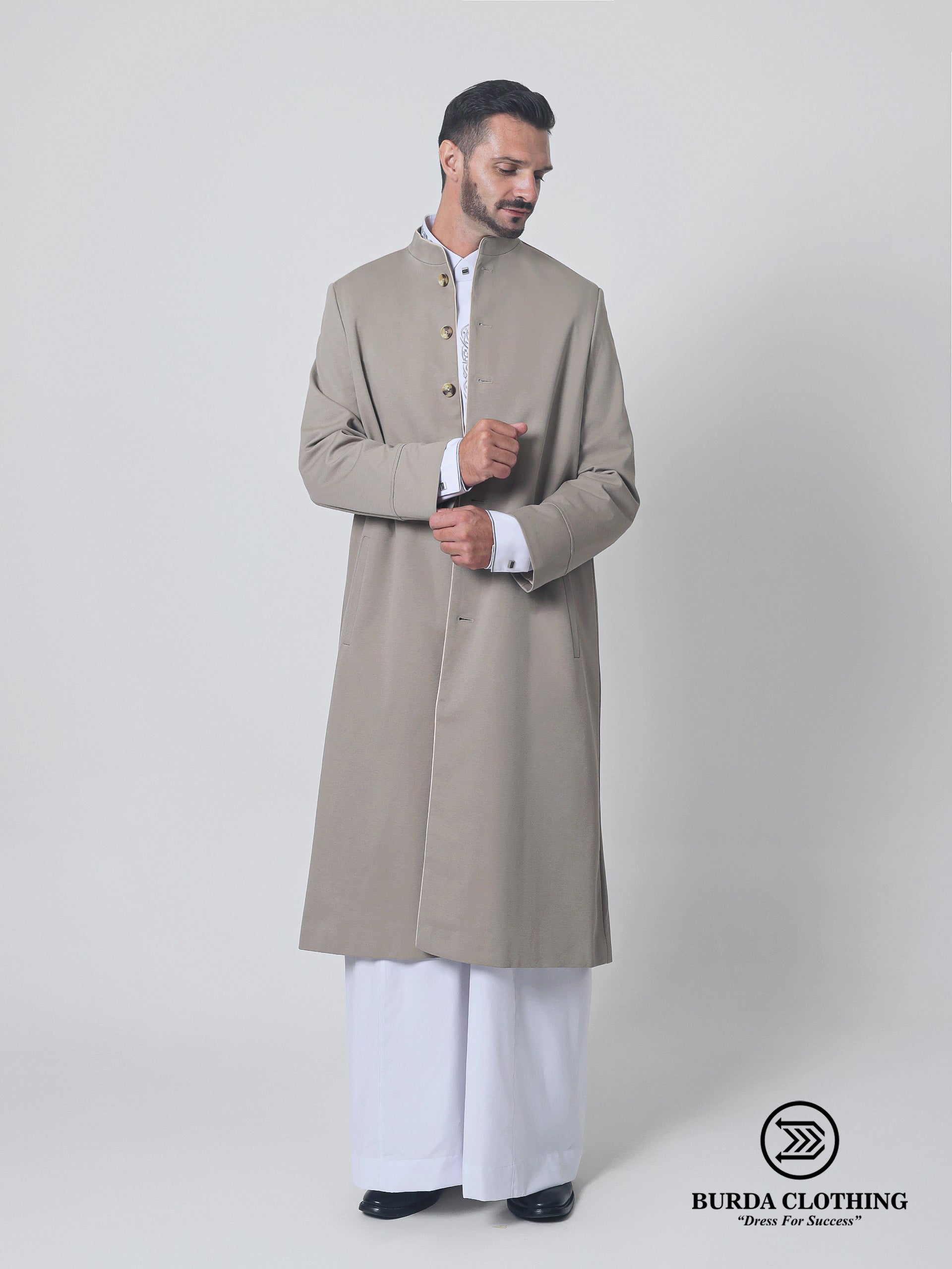 Light Brown Overcoat by Burdaclothing
