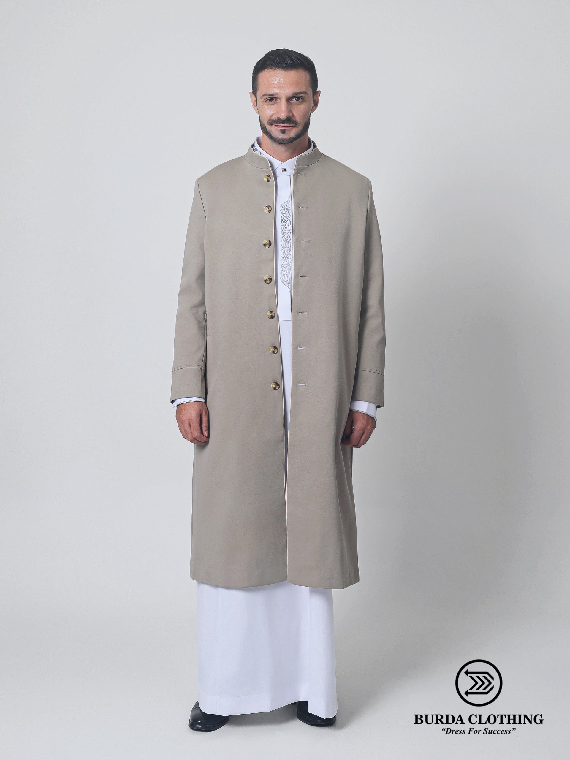 Light Brown Overcoat by Burdaclothing