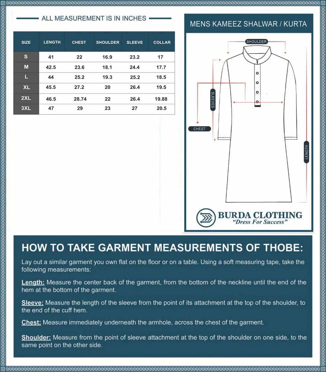 Maroon Premium Kurta ( FATHER & SON) by Burdaclothing