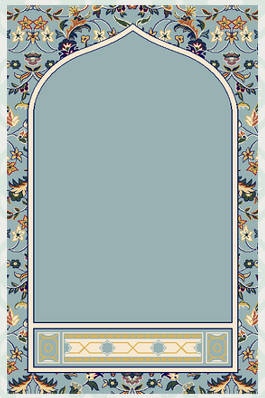 Medina Classic Carpet 1241-Blue by Burdaclothing